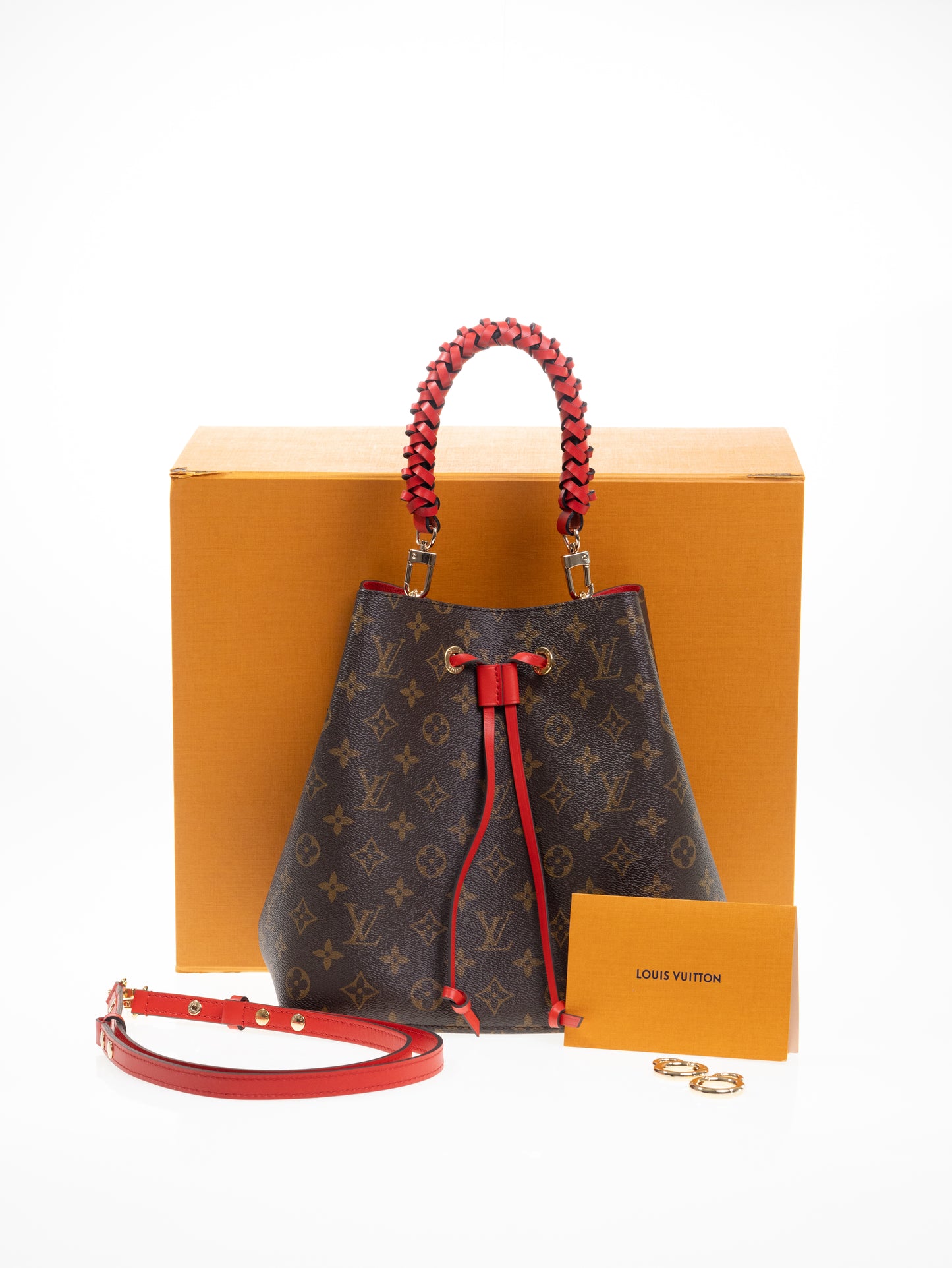 LOUIS VUITTON NEONOE Damier Azur Giallo N40151SET COMPLETO