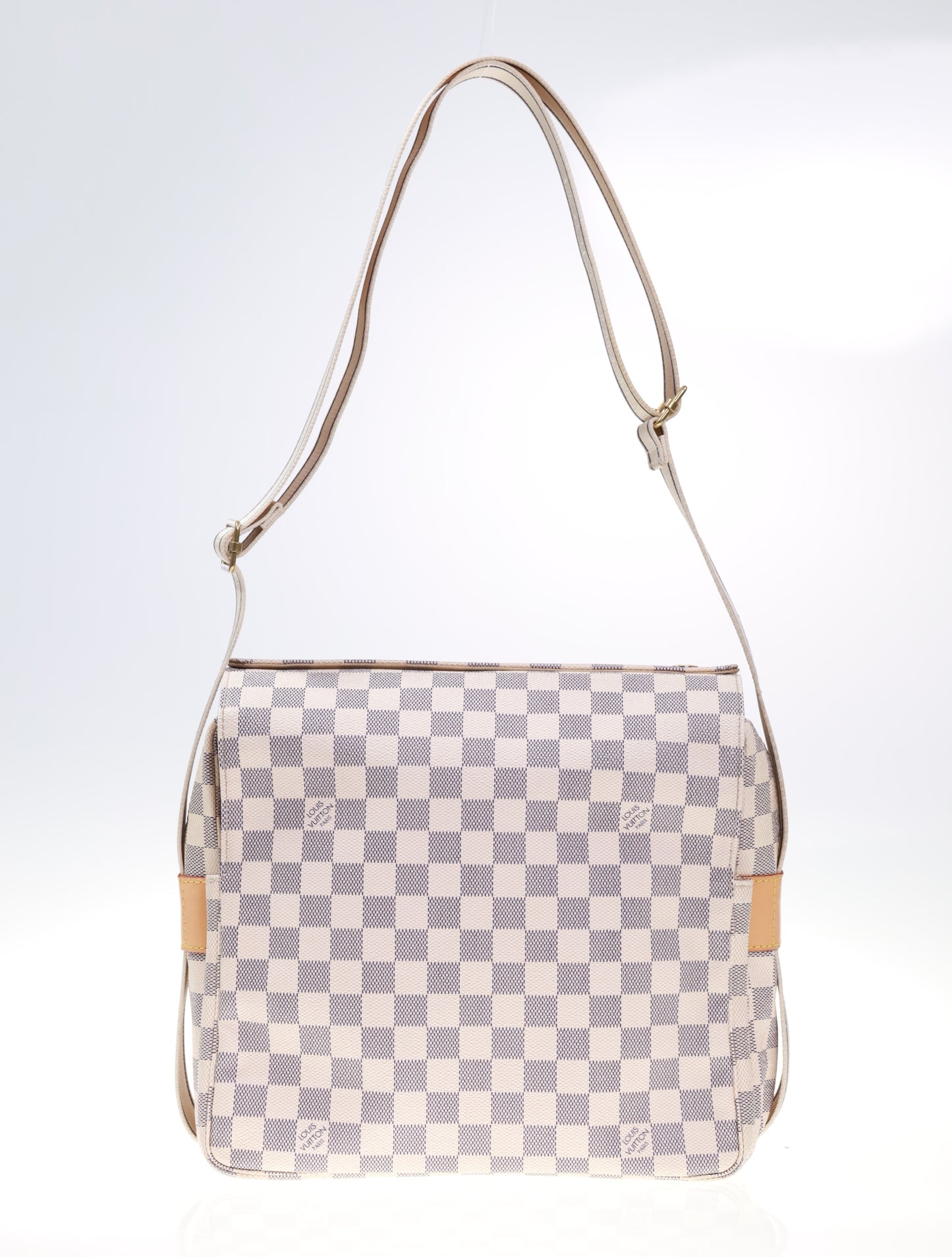 Borsa a spalla e a tracolla in maglia LOUIS VUITTON N44022 color crema