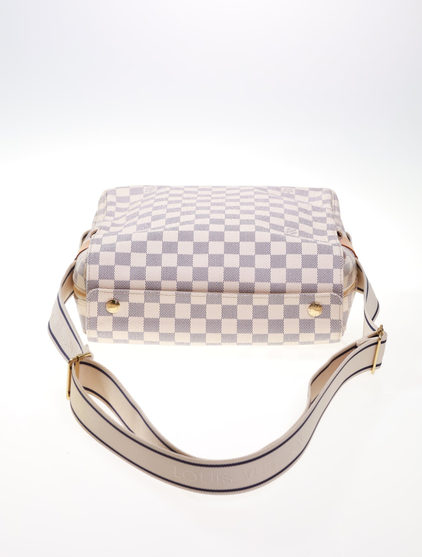 Borsa a spalla e a tracolla in maglia LOUIS VUITTON N44022 color crema