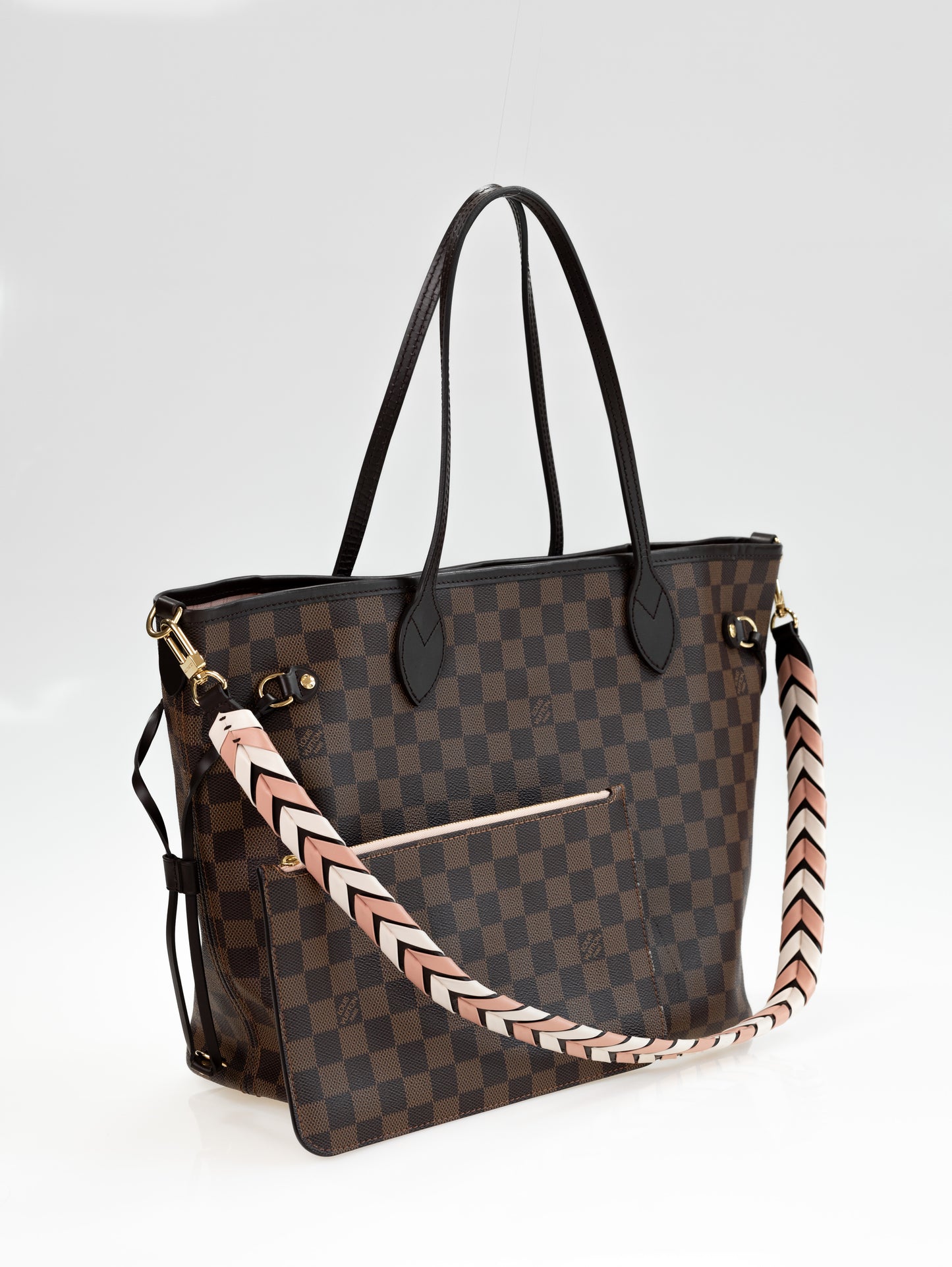 LOUIS VUITTON Neverfull MM Damier mit Schulterriemen N40448 SONDERMODELL