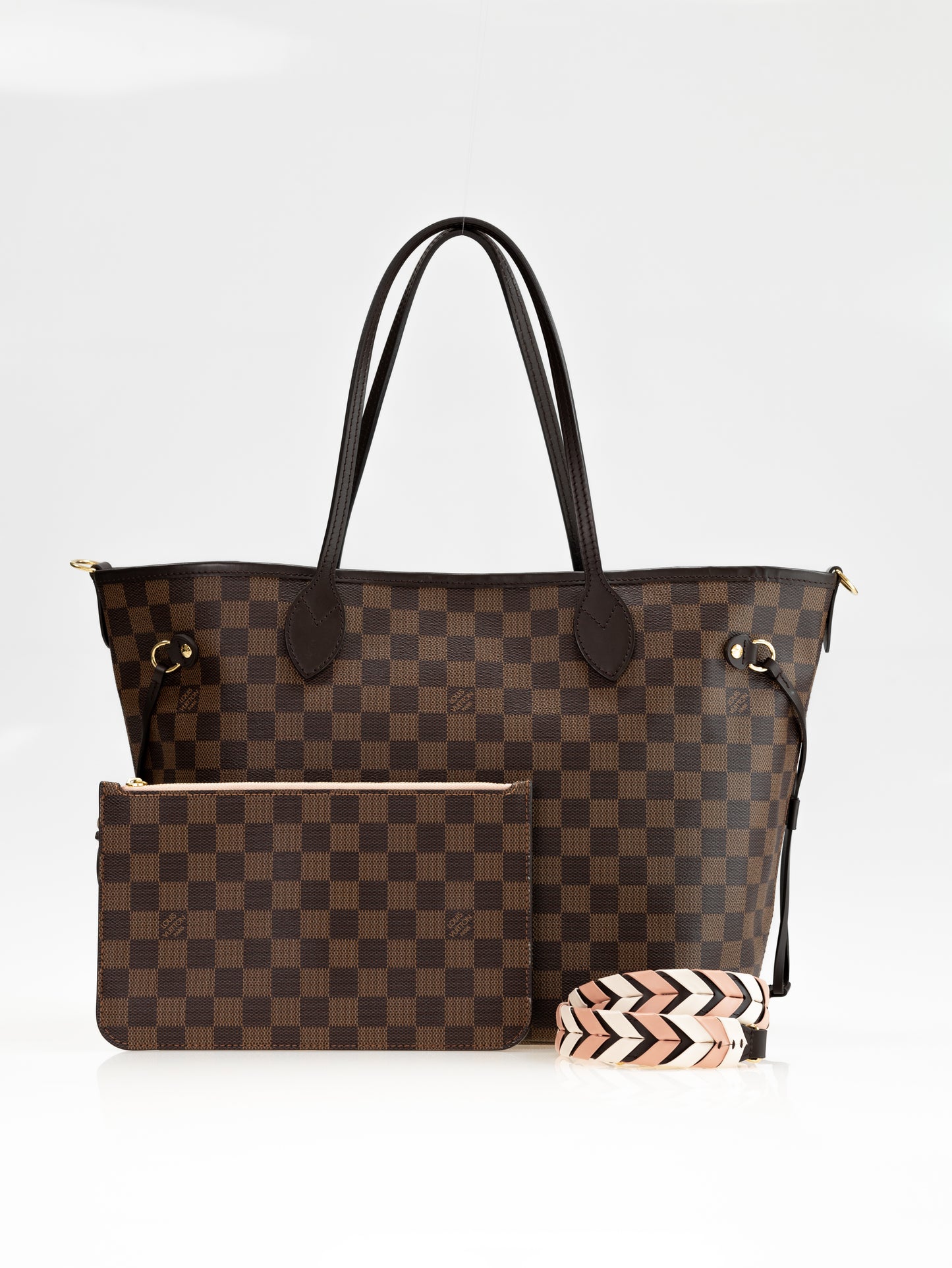 LOUIS VUITTON Neverfull MM Damier mit Schulterriemen N40448 SONDERMODELL