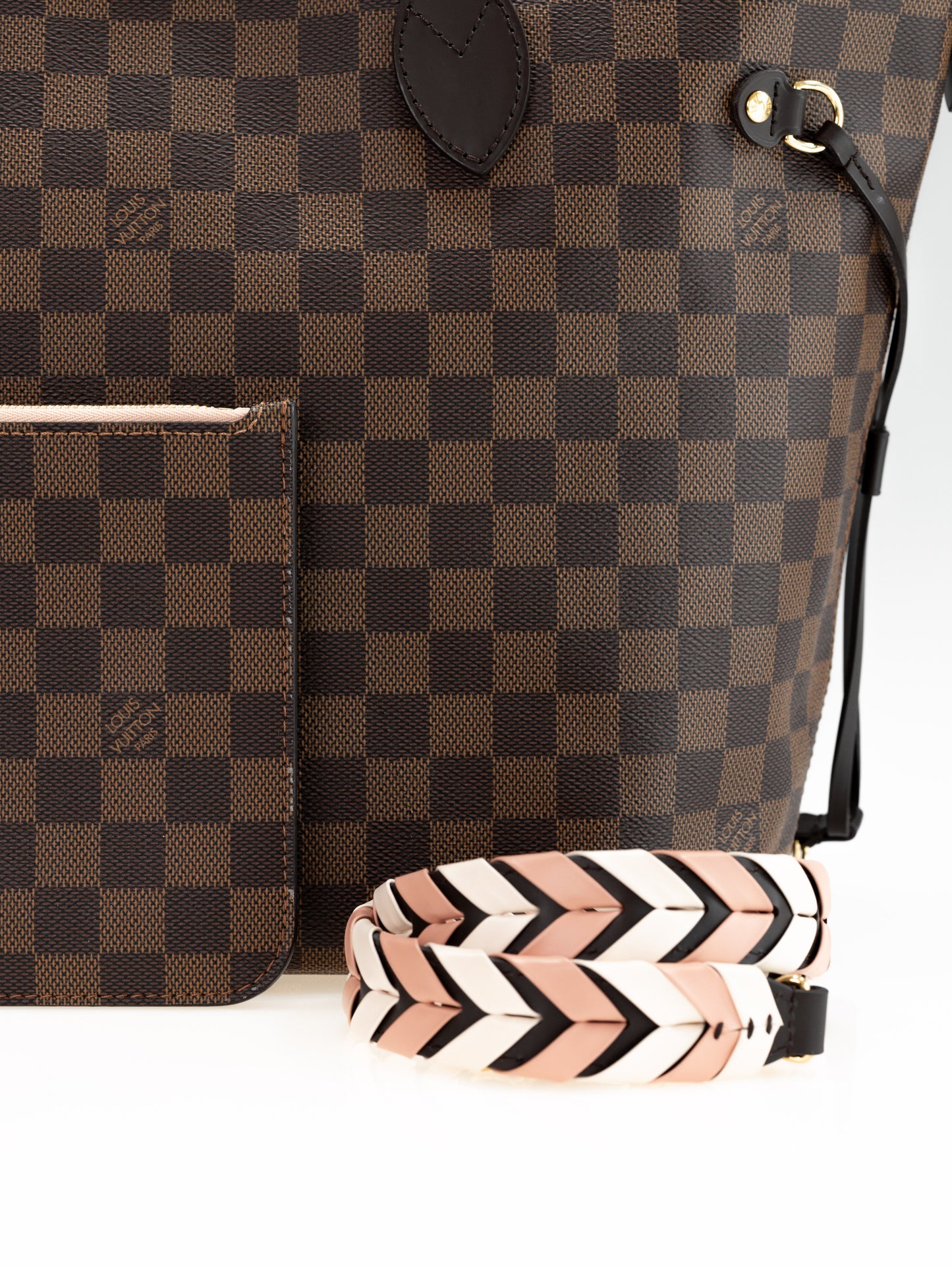 LOUIS VUITTON Neverfull MM Damier mit Schulterriemen N40448 SONDERMODELL