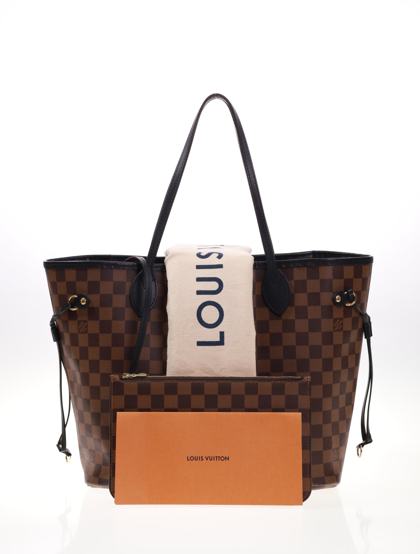 LOUIS VUITTON Neverfull MM Karakoram FULLSET