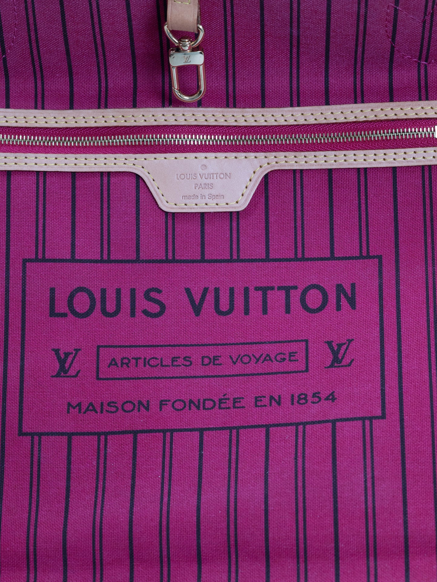 LOUIS VUITTON Neverfull MM Monogram Pivoine M41178