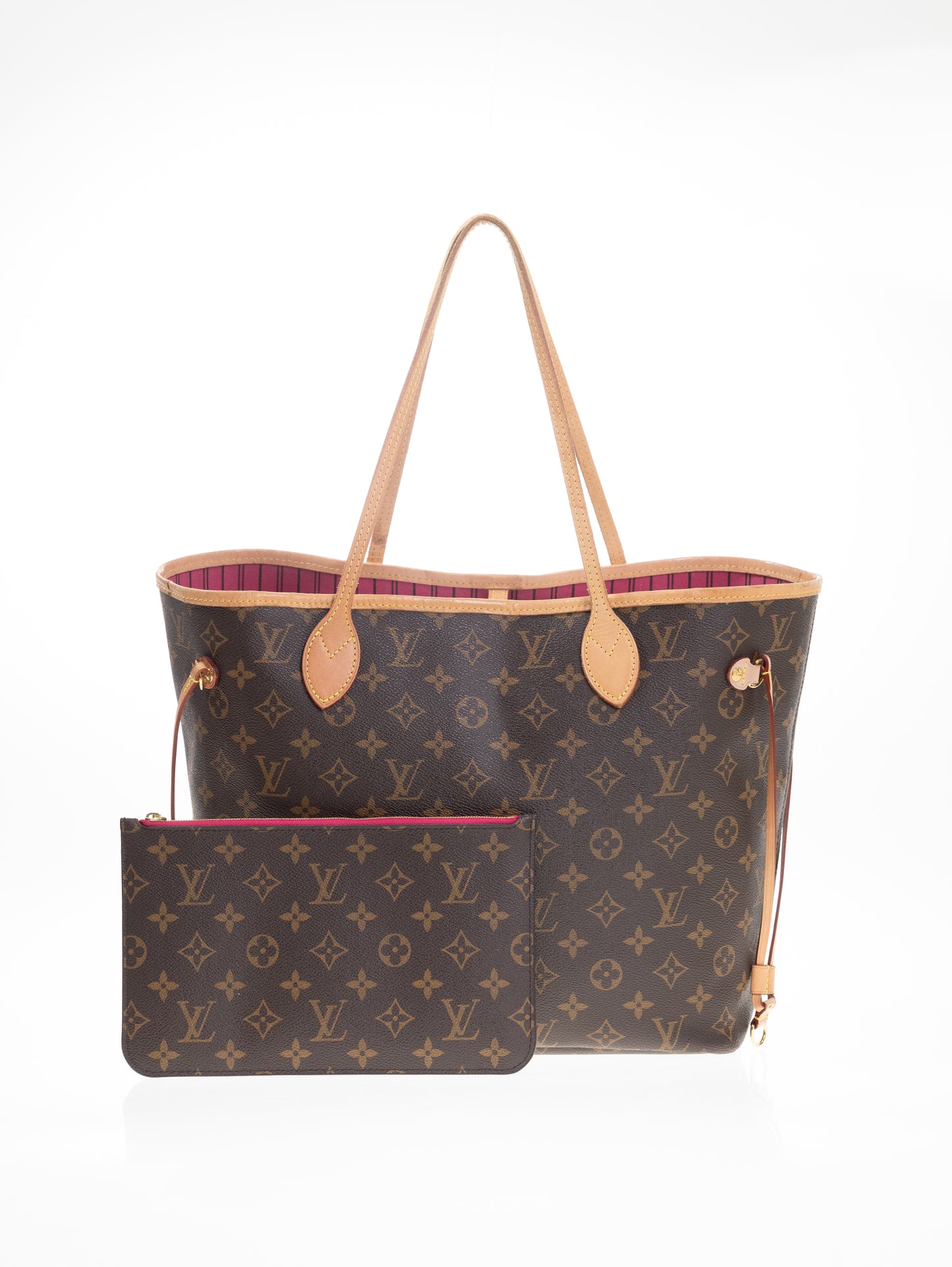 LOUIS VUITTON Neverfull MM Monogram Pivoine M41178