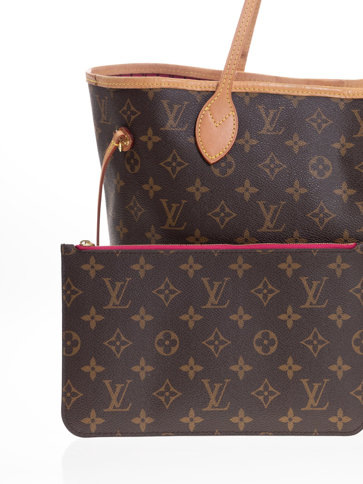 LOUIS VUITTON Neverfull MM Monogram Pivoine M41178