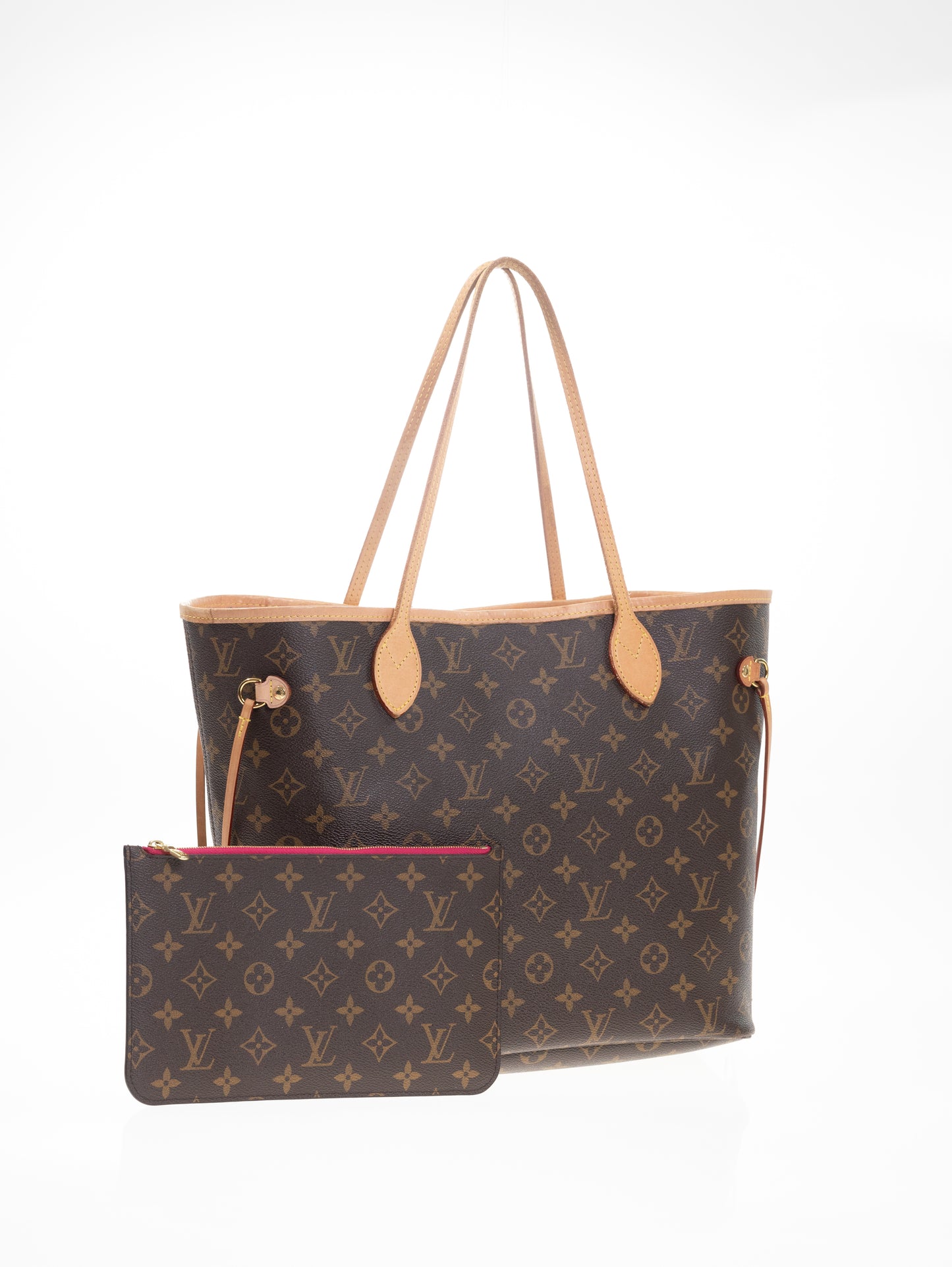 LOUIS VUITTON Neverfull MM Monogram Pivoine M41178