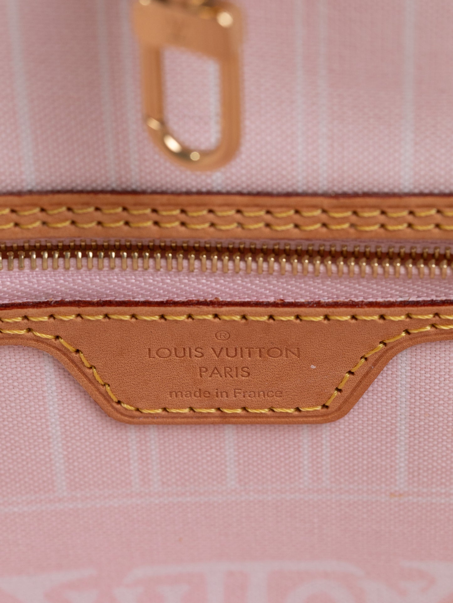 LOUIS VUITTON Neverfull MM by the Pool Rose FULLSET