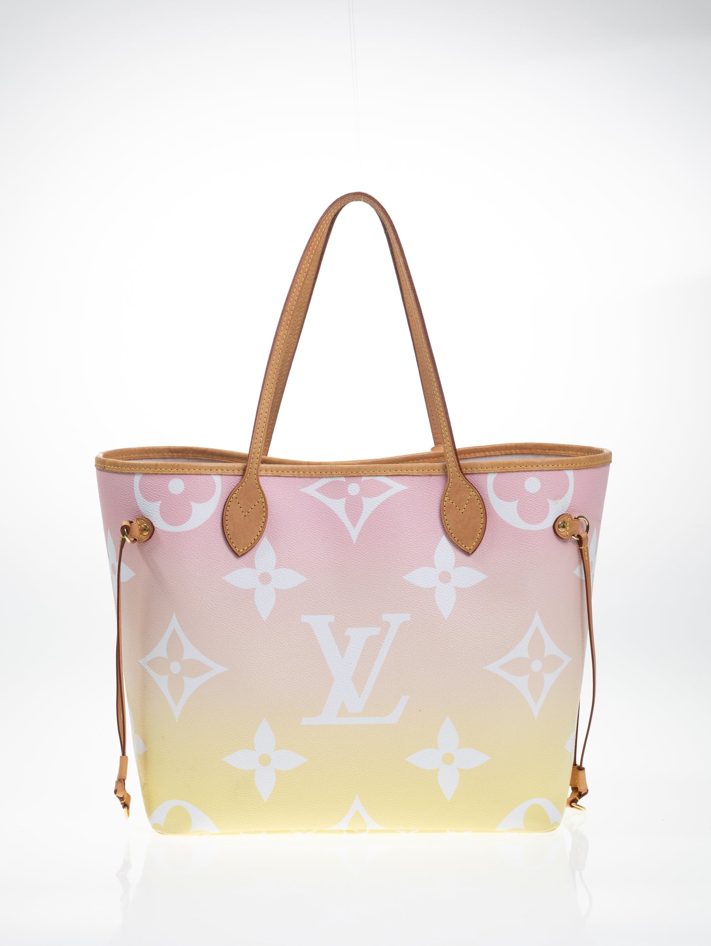 LOUIS VUITTON Neverfull MM by the Pool Rose FULLSET