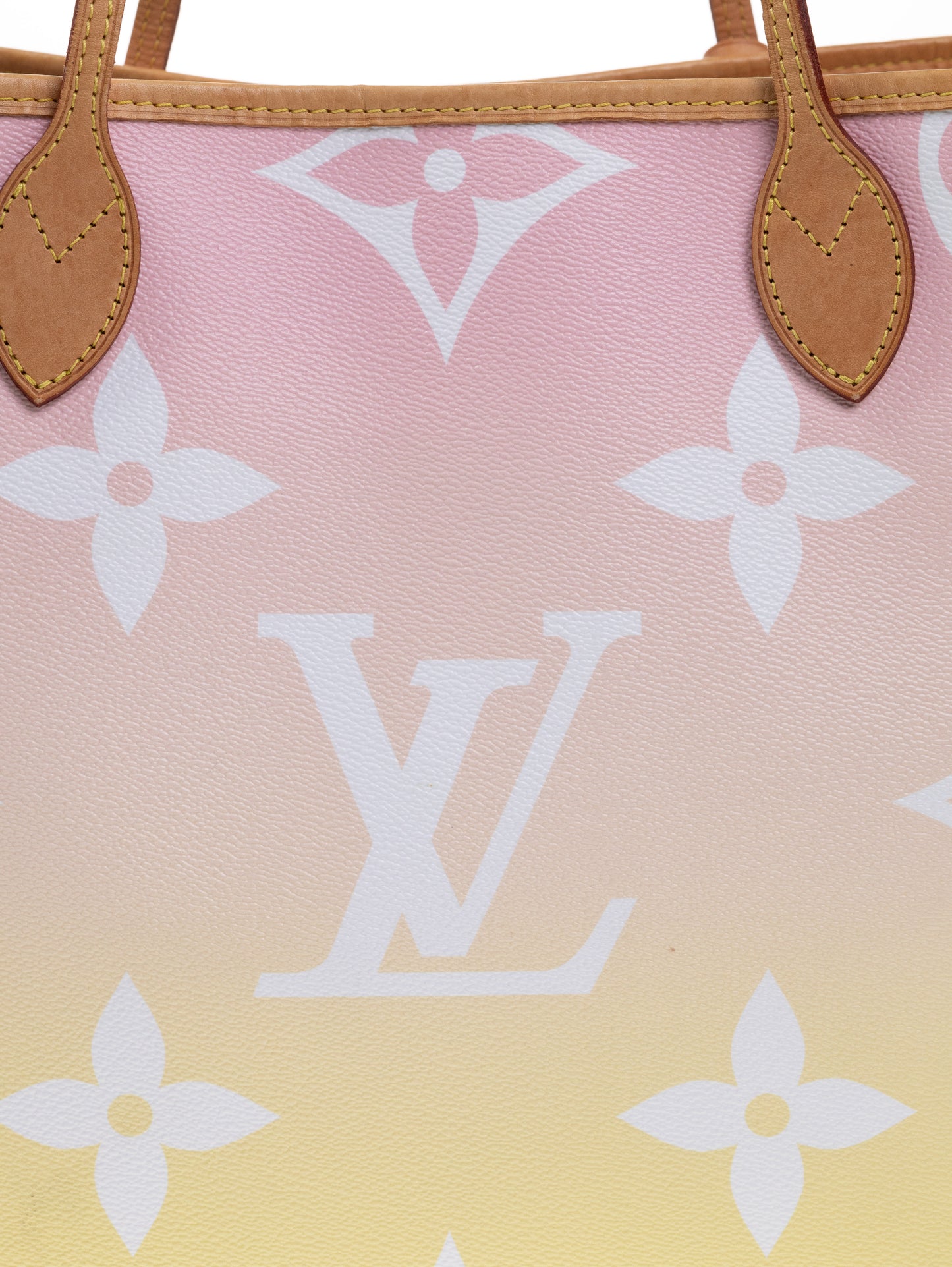 LOUIS VUITTON Neverfull MM by the Pool Rose FULLSET