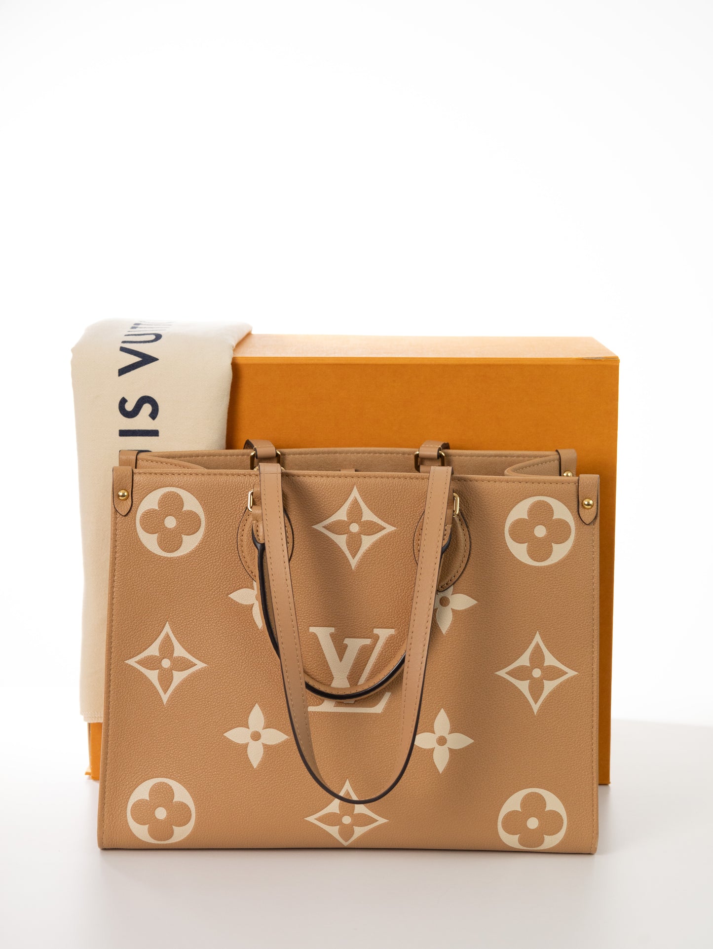 LOUIS VUITTON OnTheGo MM M58521 Wild at Heart Caramello SET COMPLETO