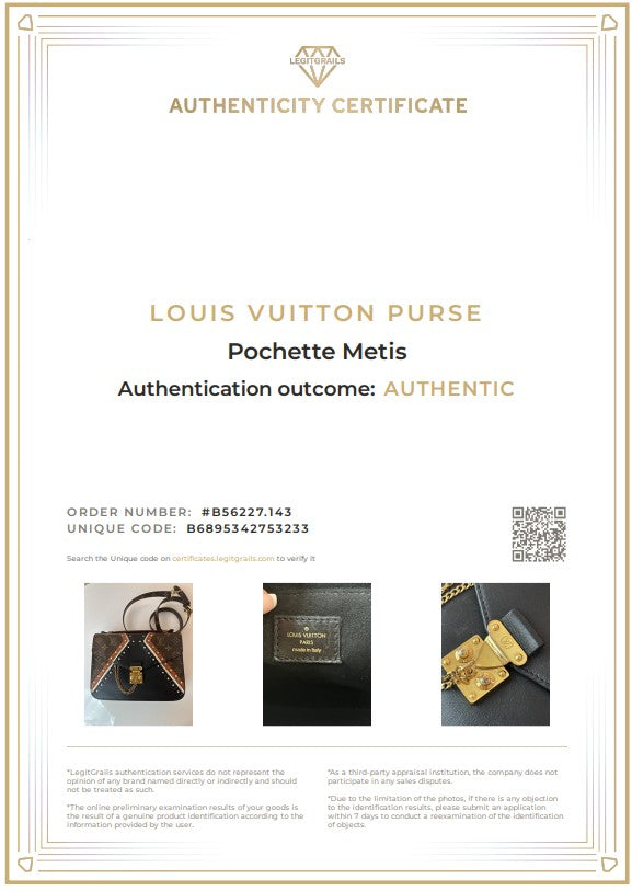 LOUIS VUITTON Pochette Metis Brogue M43488 - Luxe Du Jour FULLSET