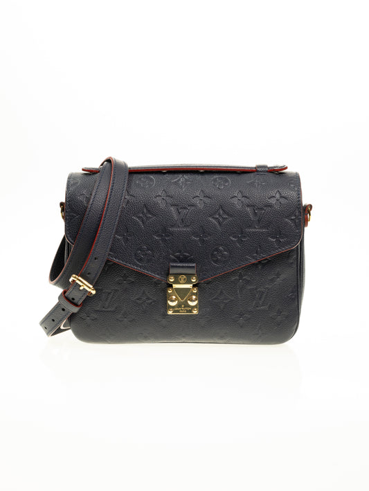 LOUIS VUITTON Pochette Metis M44071 Marine Rouge FULLSET