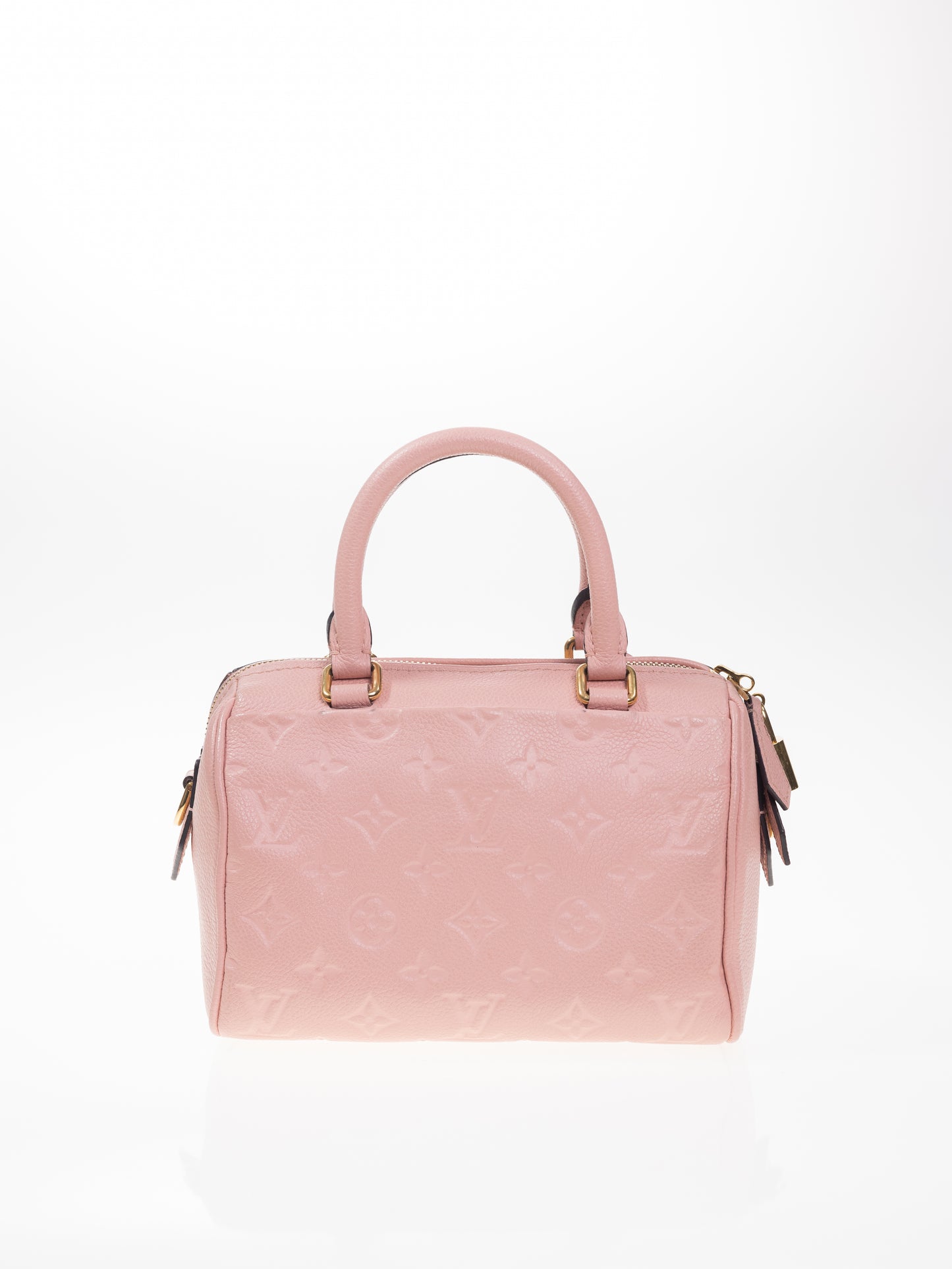 LOUIS VUITTON SPEEDY 20 Bandouliere Empreinte Rose