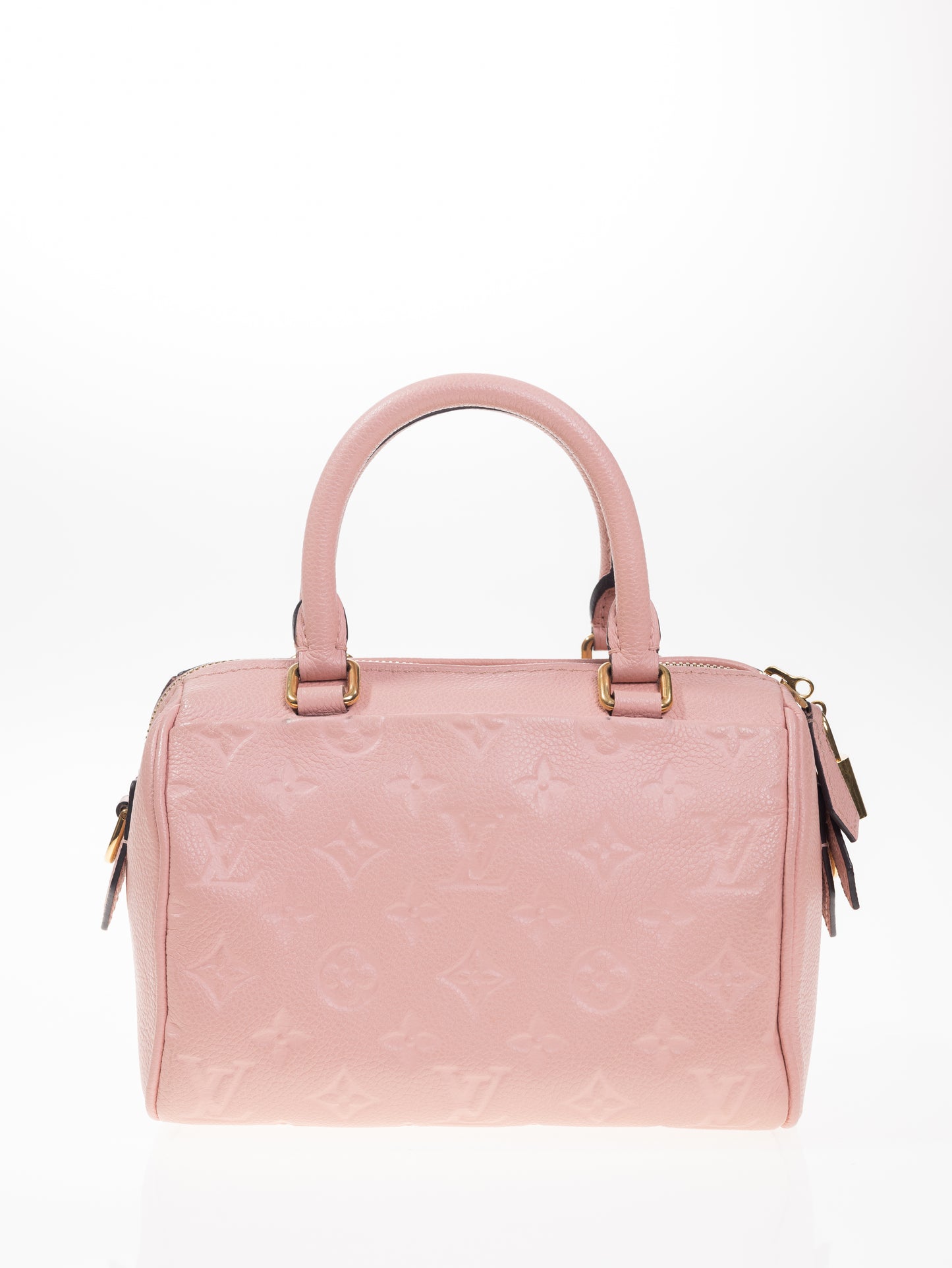 LOUIS VUITTON SPEEDY 20 Bandouliere Empreinte Rose