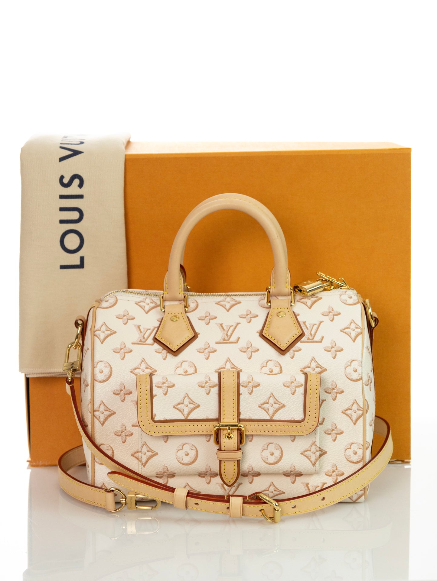 LOUIS VUITTON Speedy 25 TRUNK M52249 - EDIZIONE LIMITATA - SET COMPLETO