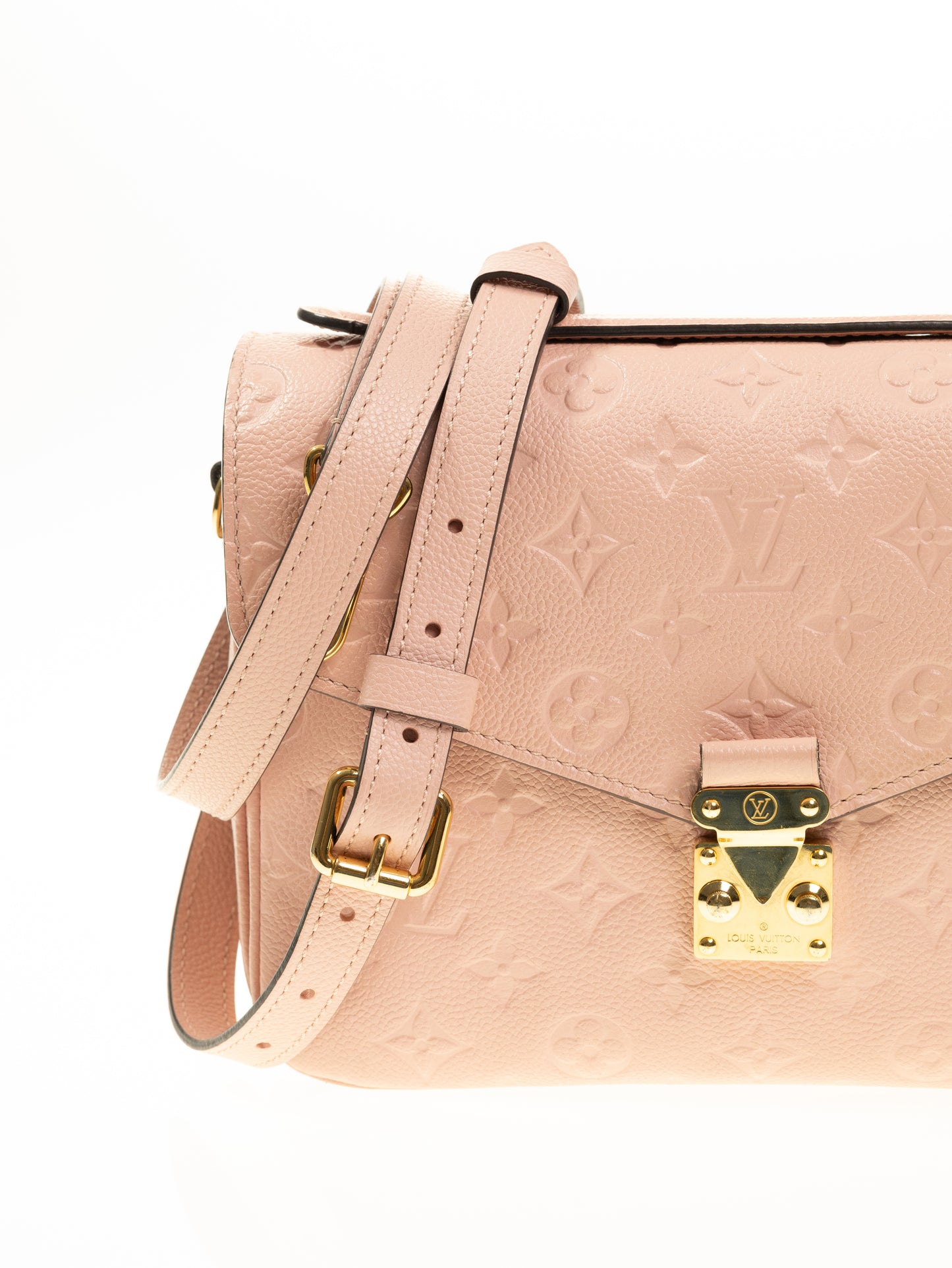 LOUIS VUITTON Pochette Metis Empreinte Rose