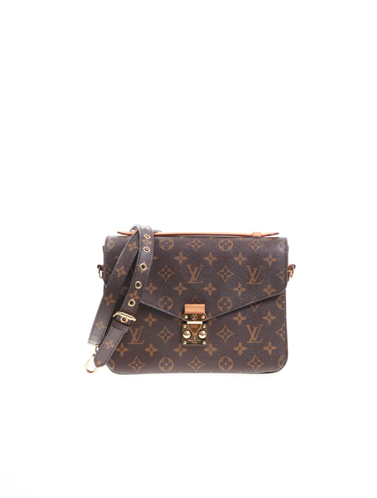 LOUIS VUITTON Metis Monogram Infrarouge Black-Red Cross Body Bag