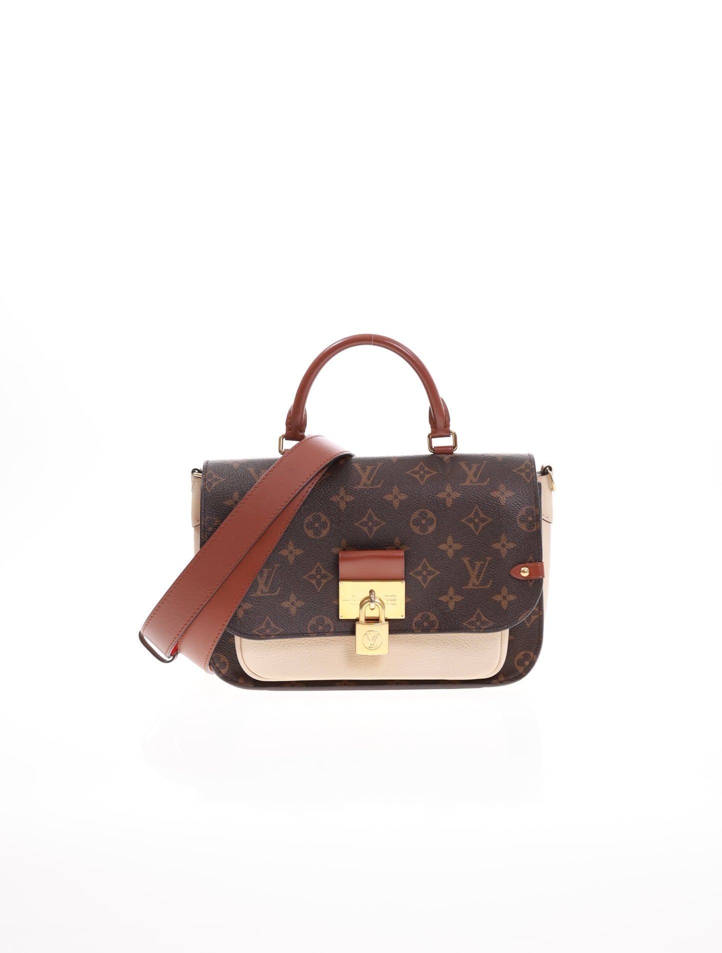 Borsa a spalla e a tracolla in maglia LOUIS VUITTON N44022 color crema