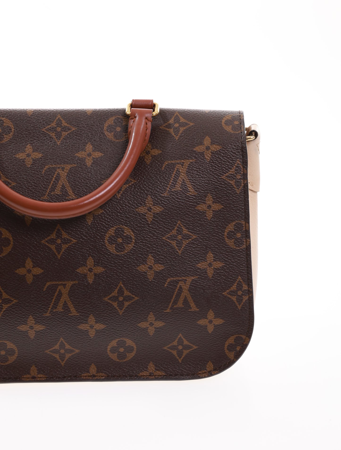 Borsa a spalla e a tracolla in maglia LOUIS VUITTON N44022 color crema