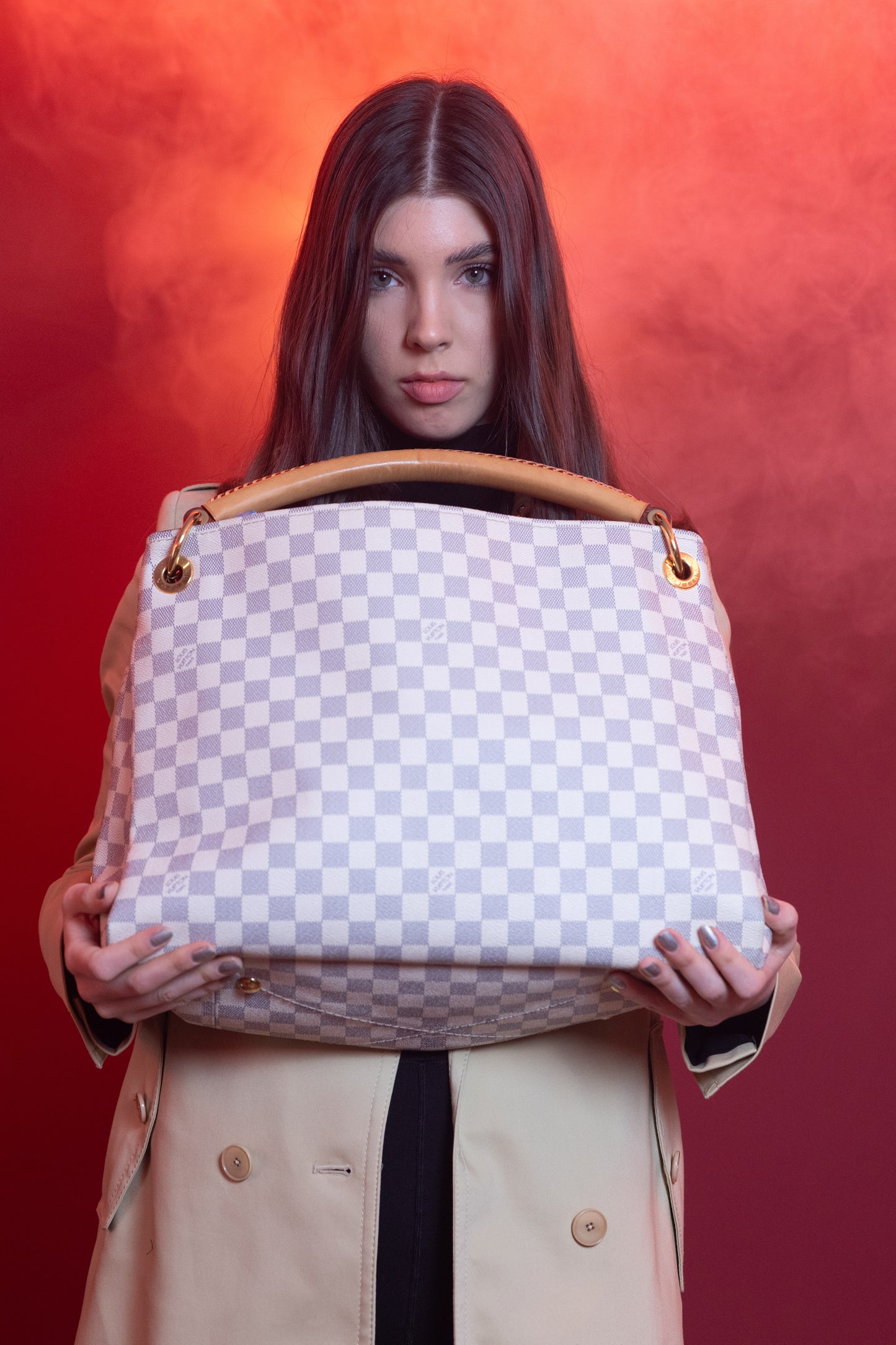 LOUIS VUITTON Artsy MM Damier Azur N41174