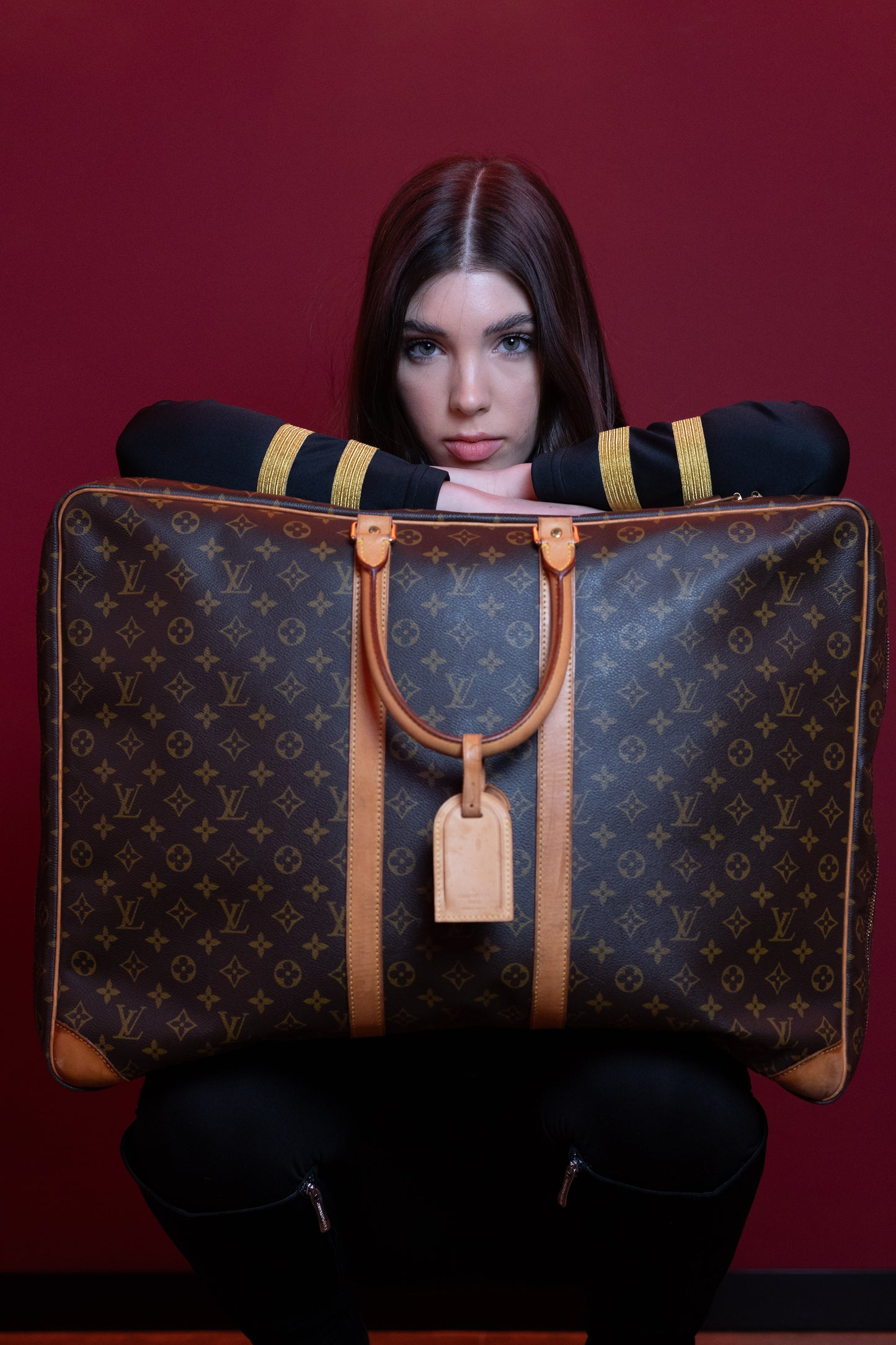 LOUIS VUITTON Sirius 70 Monogram Koffer Reisetasche