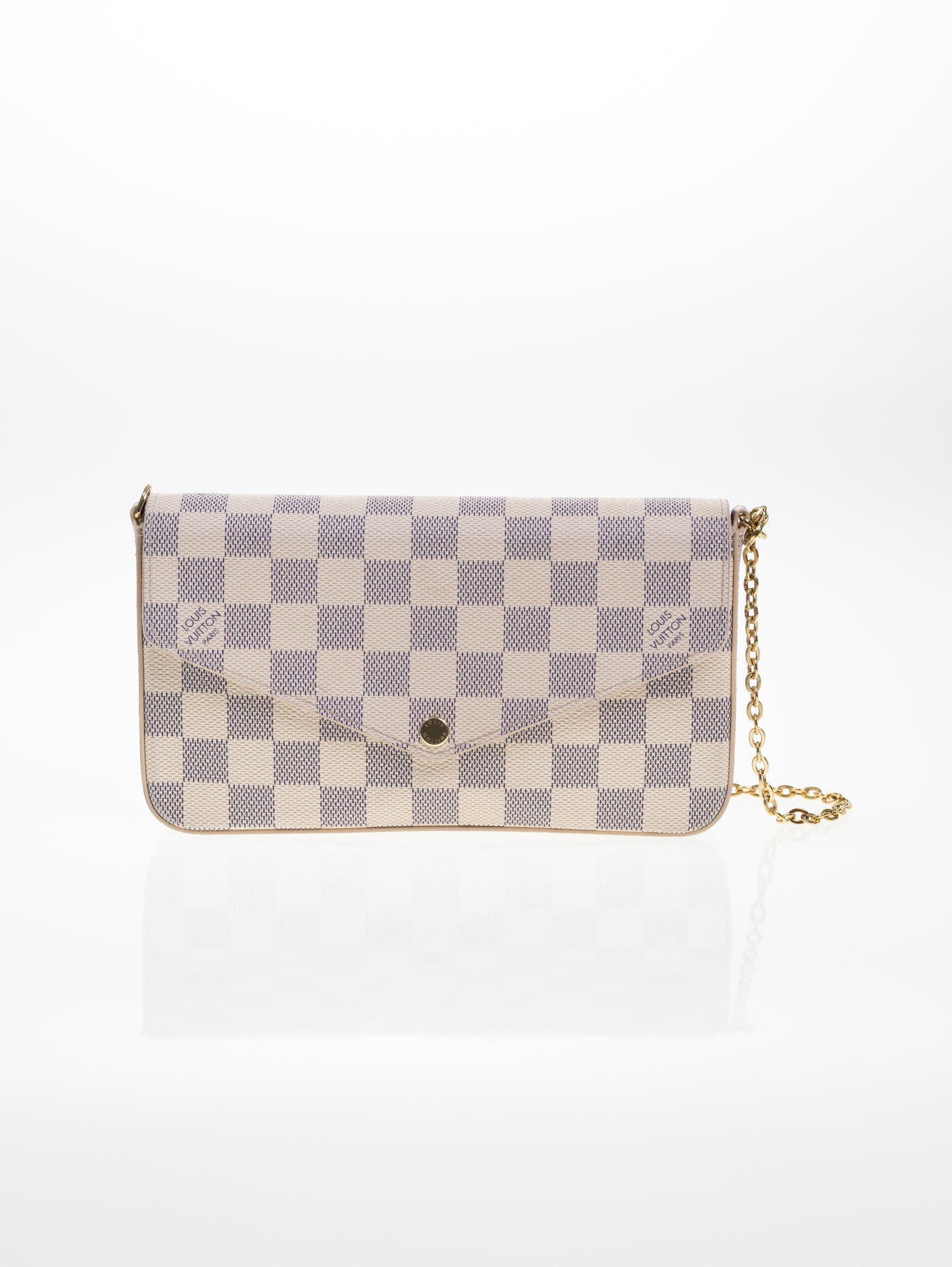 Louis Vuitton Felicie Damier Azur Rose