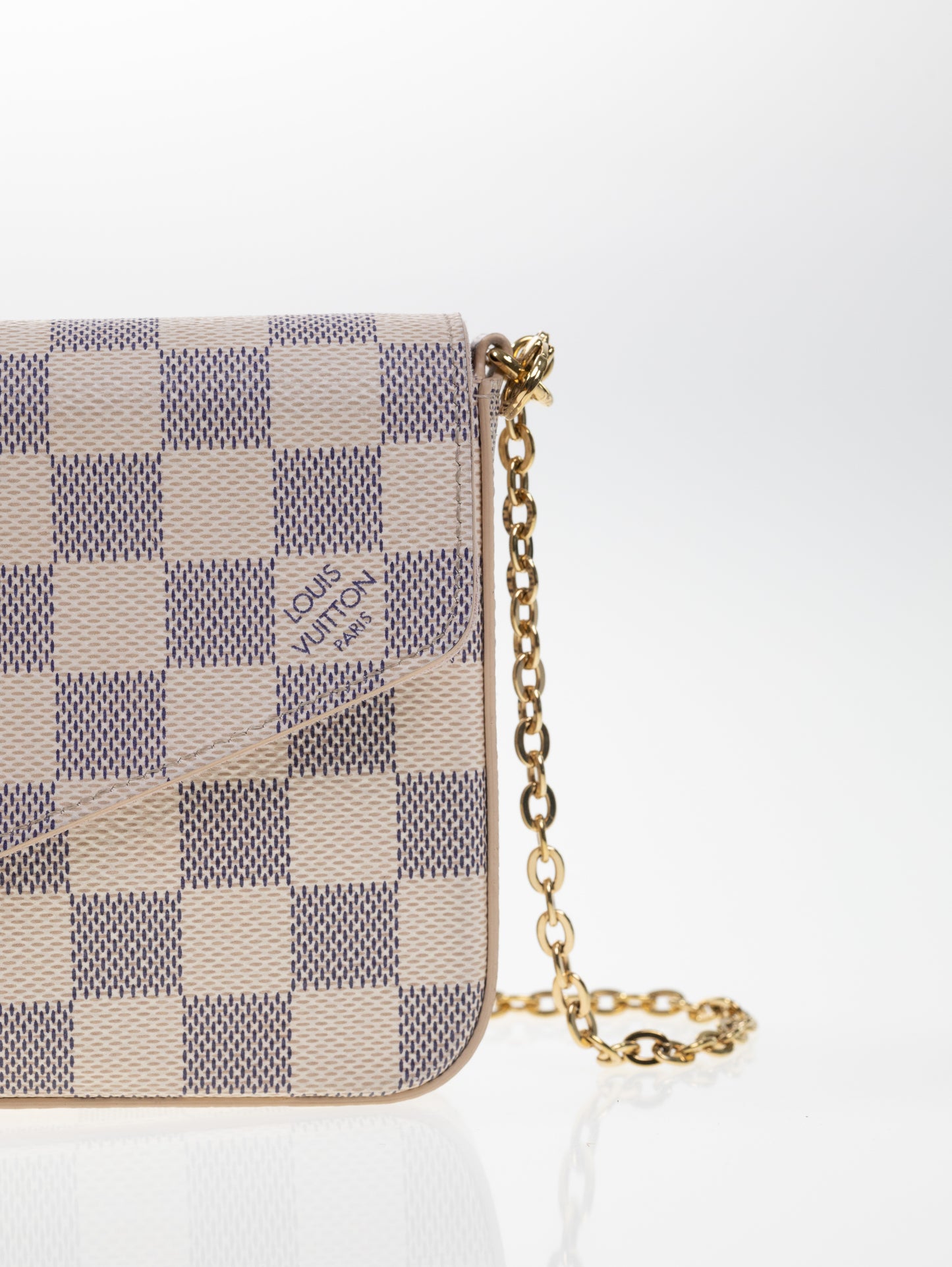 Louis Vuitton Felicie Damier Azur Rose