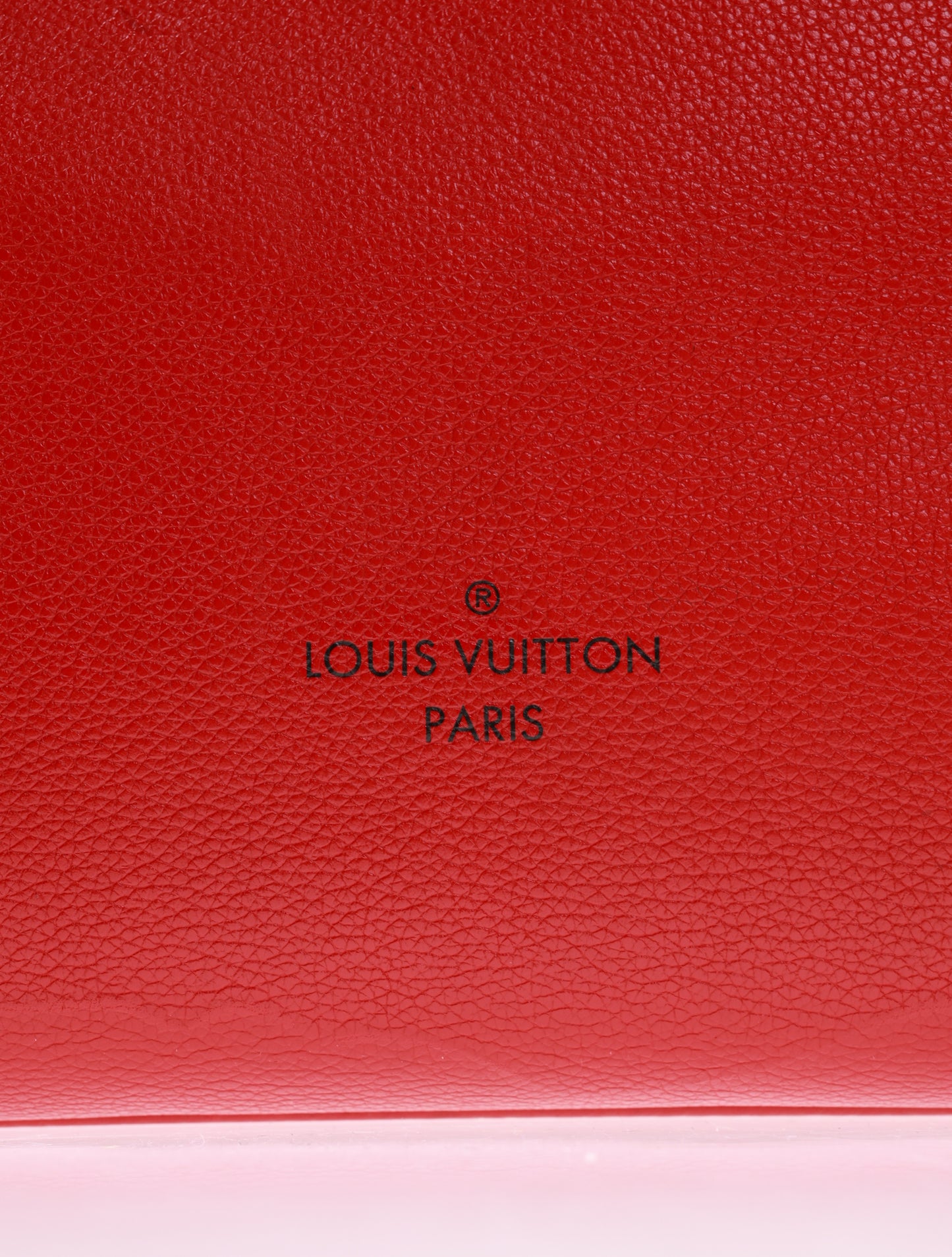 LOUIS VUITTON On My Side MM Leder Rot/Schwarz/Braun