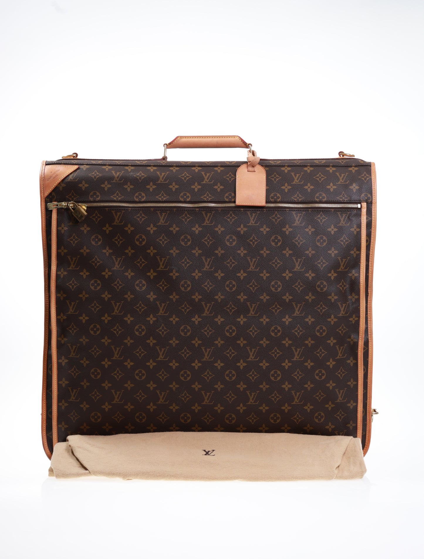 LOUIS VUITTON Garment Clothes Cover VINTAGE Travel Bag Garment Bag