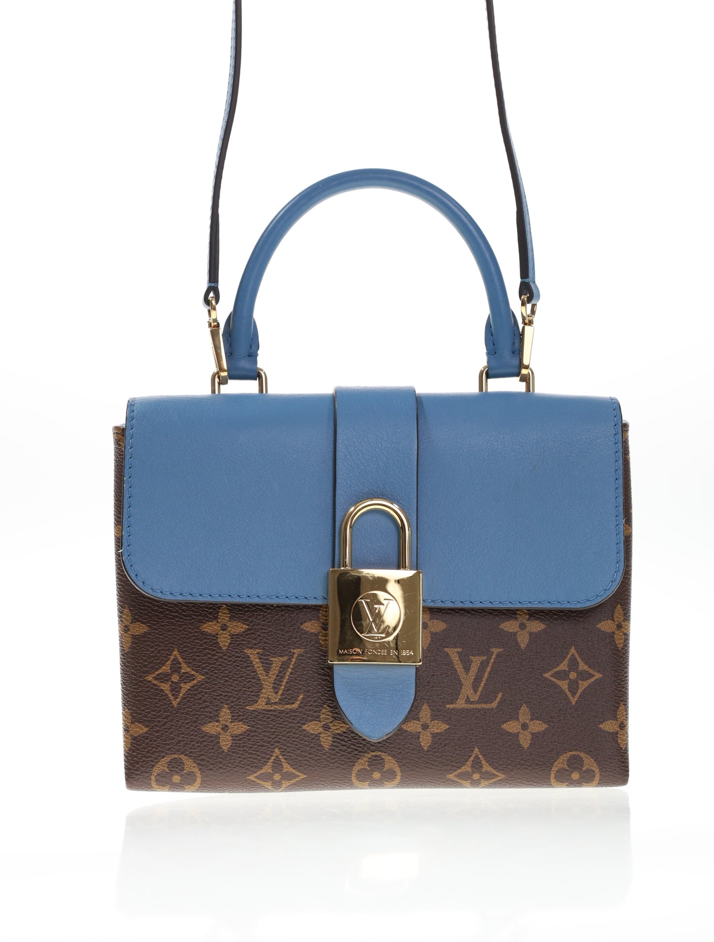 LOUIS VUITTON Locky BB Monogram Blau