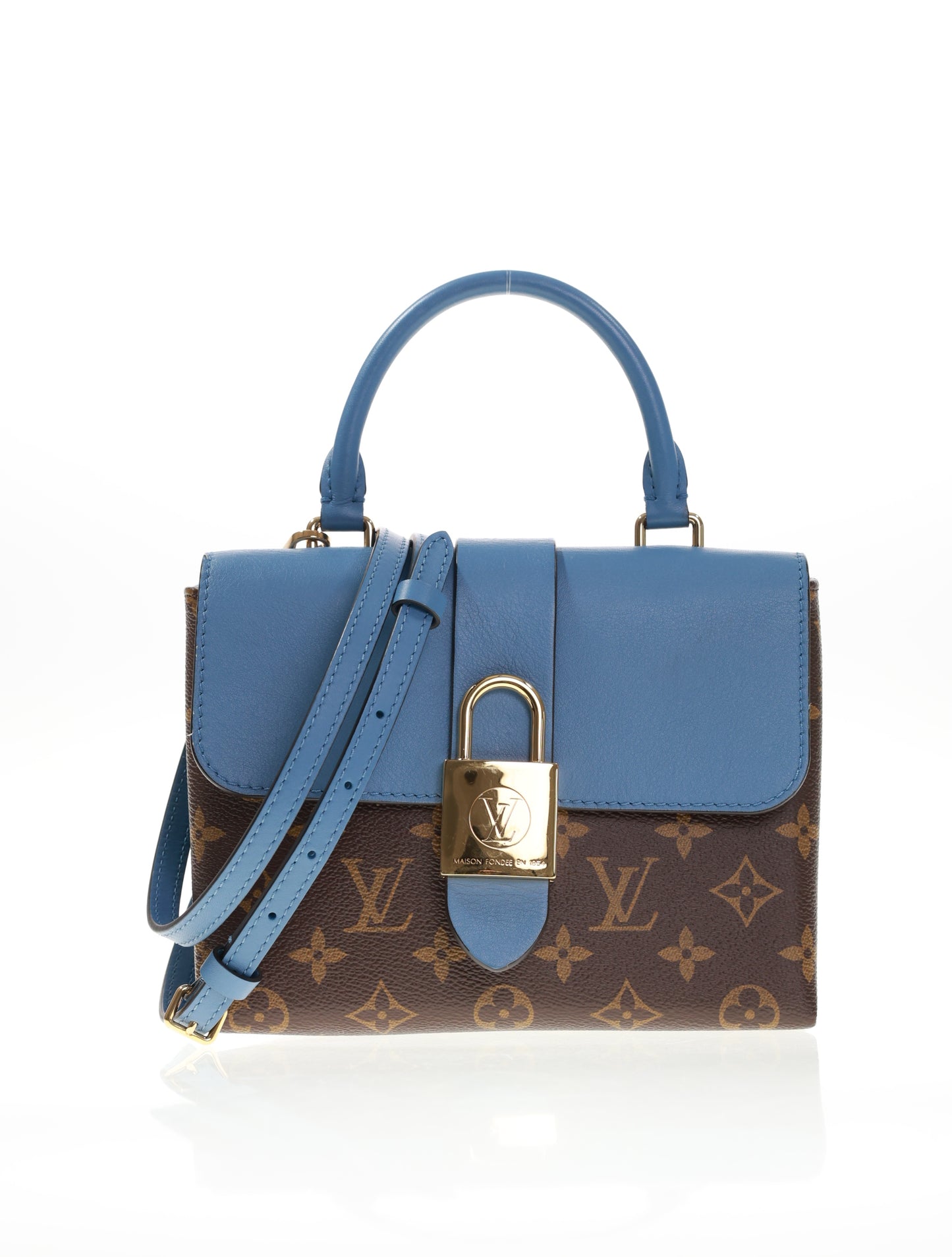 LOUIS VUITTON Locky BB Monogram Blau