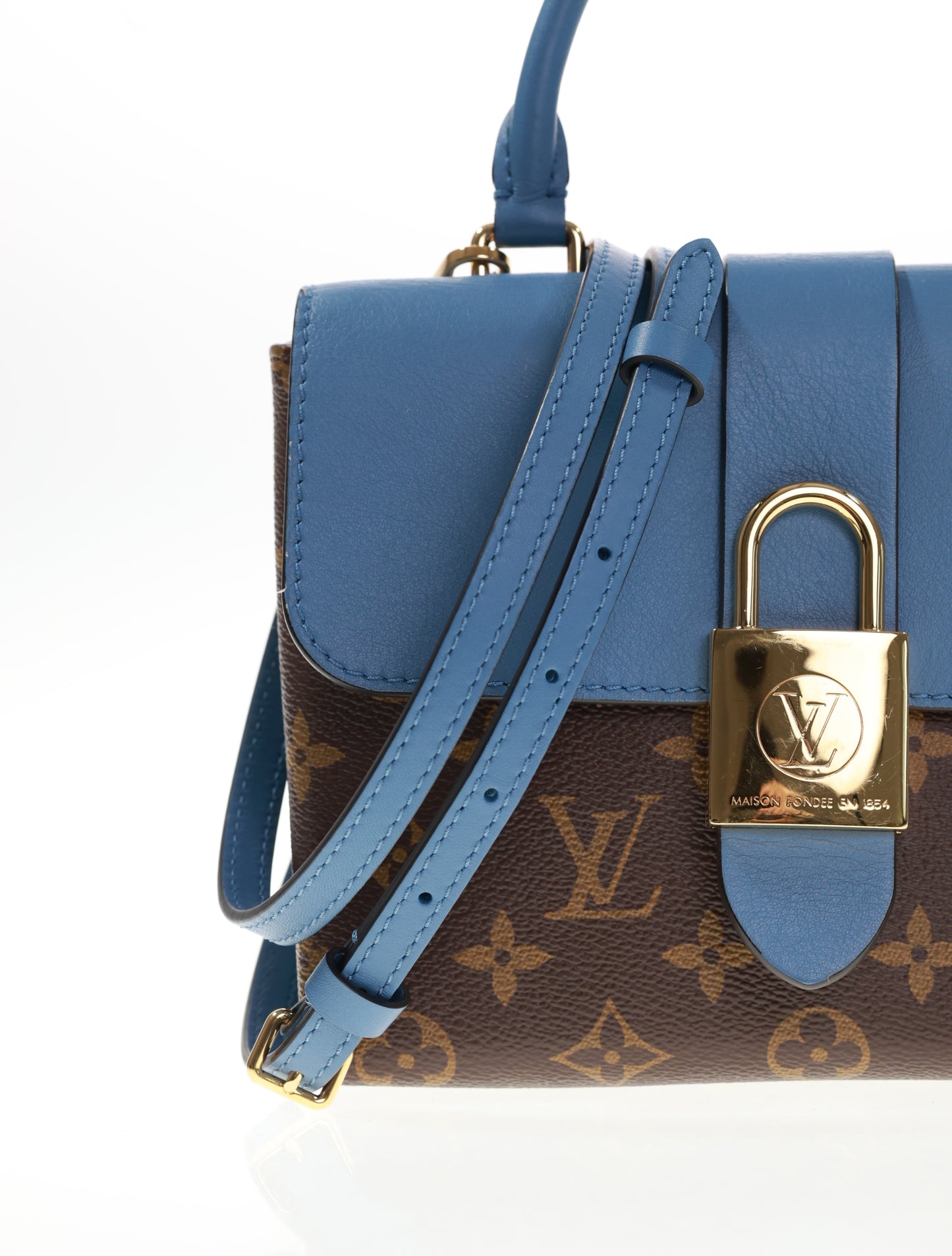 LOUIS VUITTON Locky BB Monogram Blau