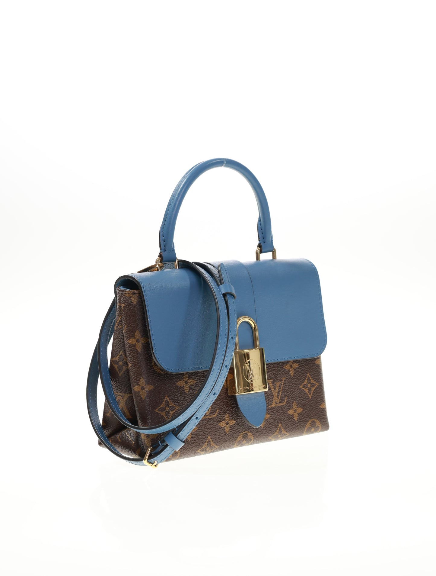 LOUIS VUITTON Locky BB Monogram Blau