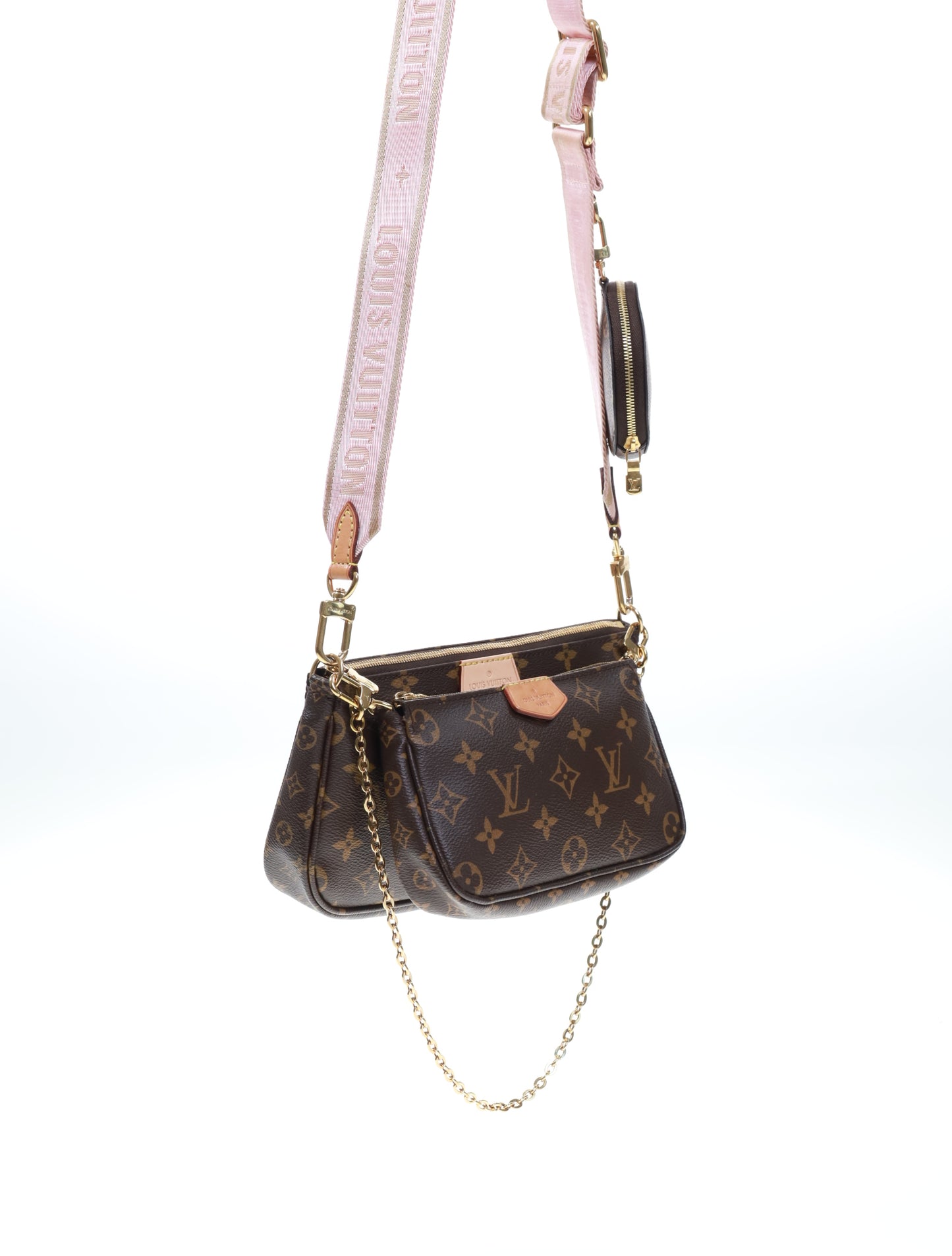 LOUIS VUITTON MULTI POCHETTE ACCESSOIRES M44840 ROSE