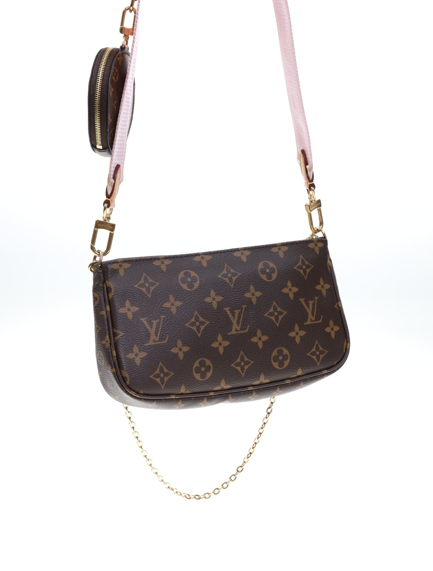 LOUIS VUITTON MULTI POCHETTE ACCESSOIRES M44840 ROSE