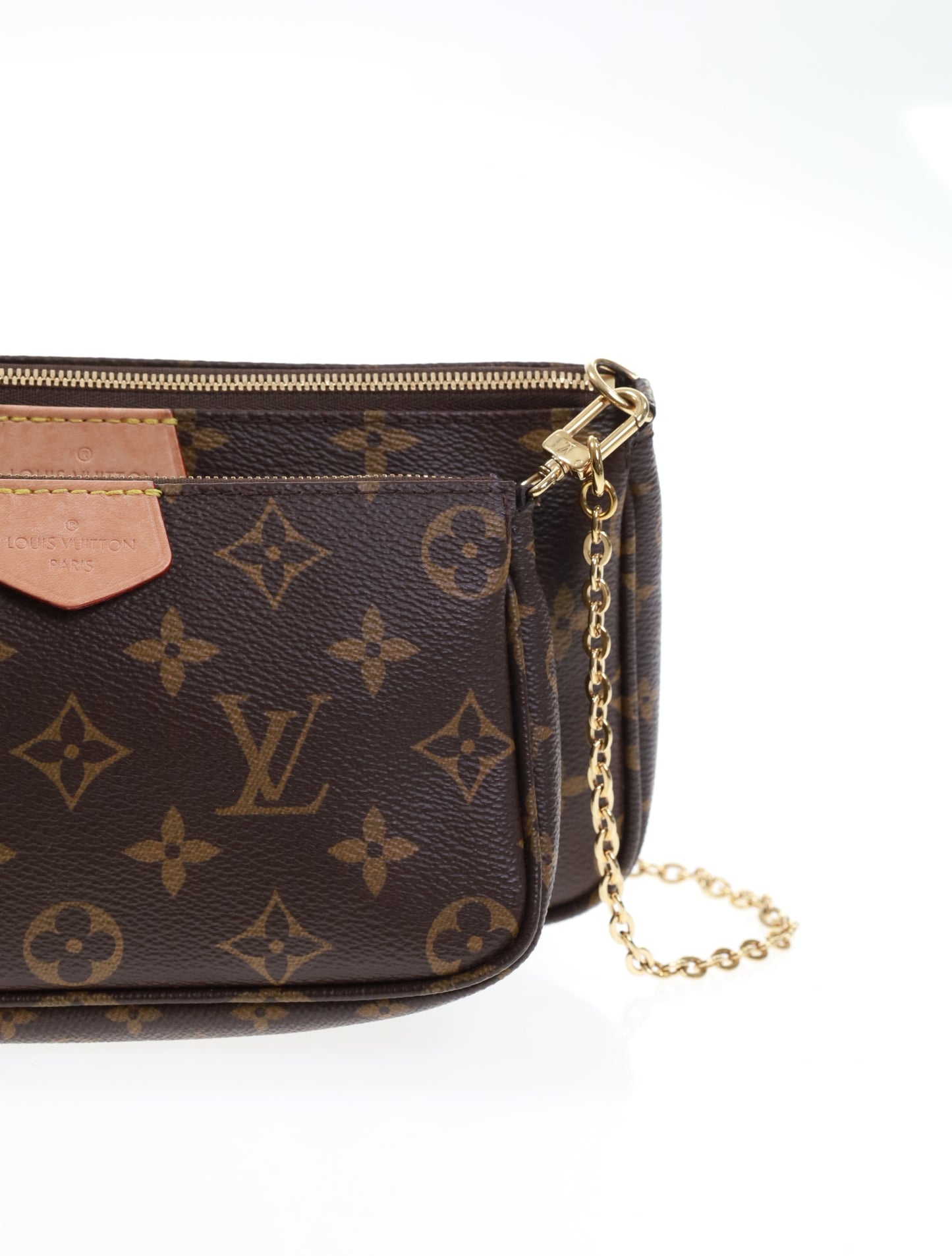 LOUIS VUITTON MULTI POCHETTE ACCESSOIRES M44813 KHAKI FULLSET