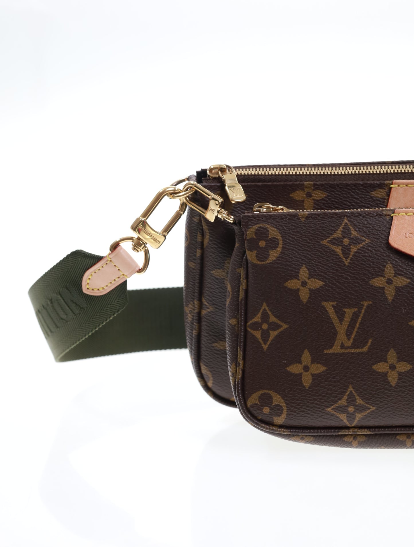 LOUIS VUITTON MULTI POCHETTE ACCESSOIRES M44813 KHAKI FULLSET