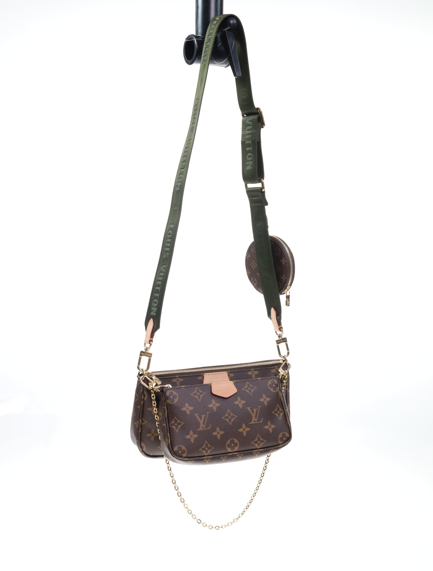 LOUIS VUITTON MULTI POCHETTE ACCESSOIRES M44813 KHAKI FULLSET