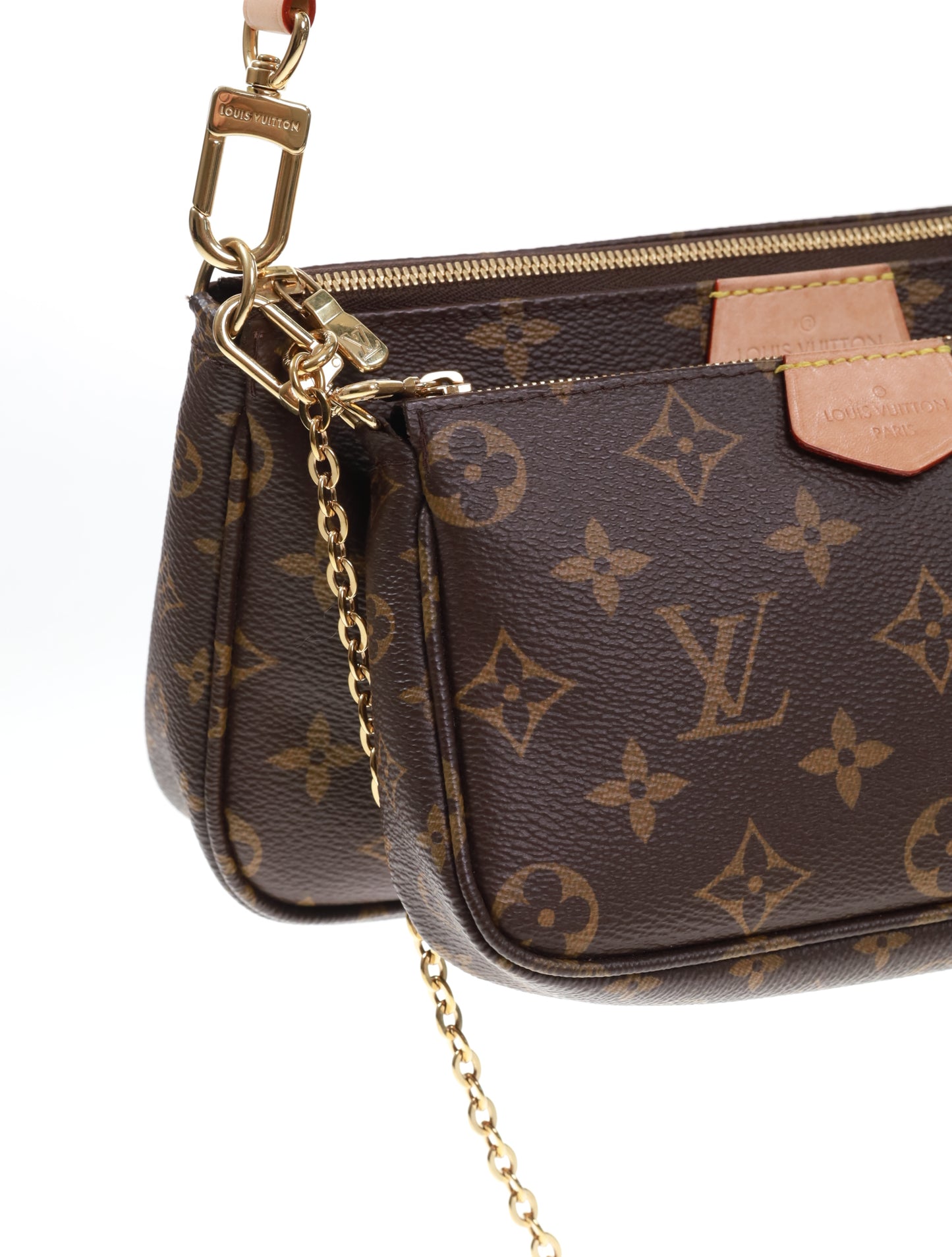 LOUIS VUITTON MULTI POCHETTE ACCESSOIRES M44813 KHAKI FULLSET