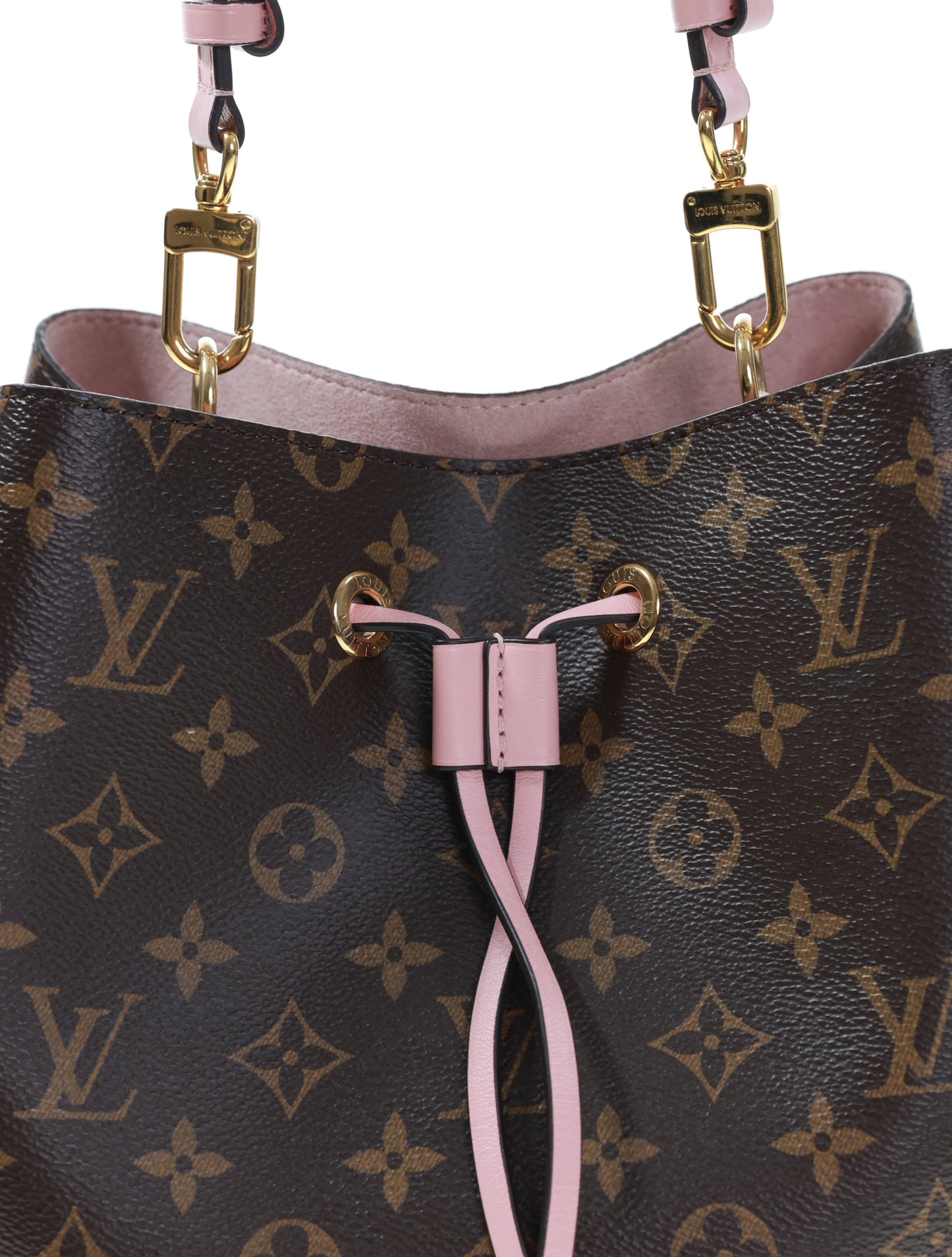 LOUIS VUITTON NEONOE Monogram rose poudre M44022