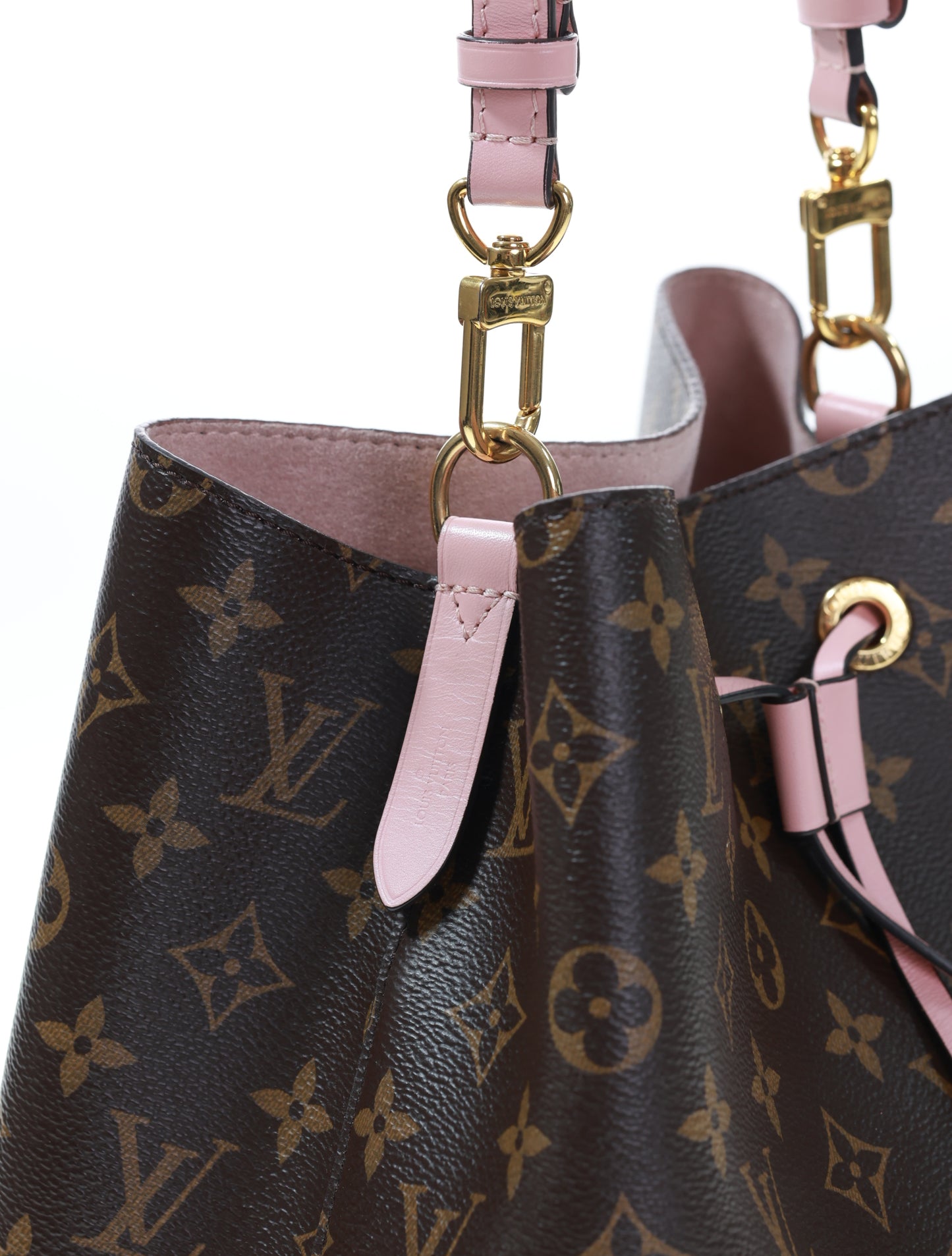 LOUIS VUITTON NEONOE Monogram rose poudre M44022