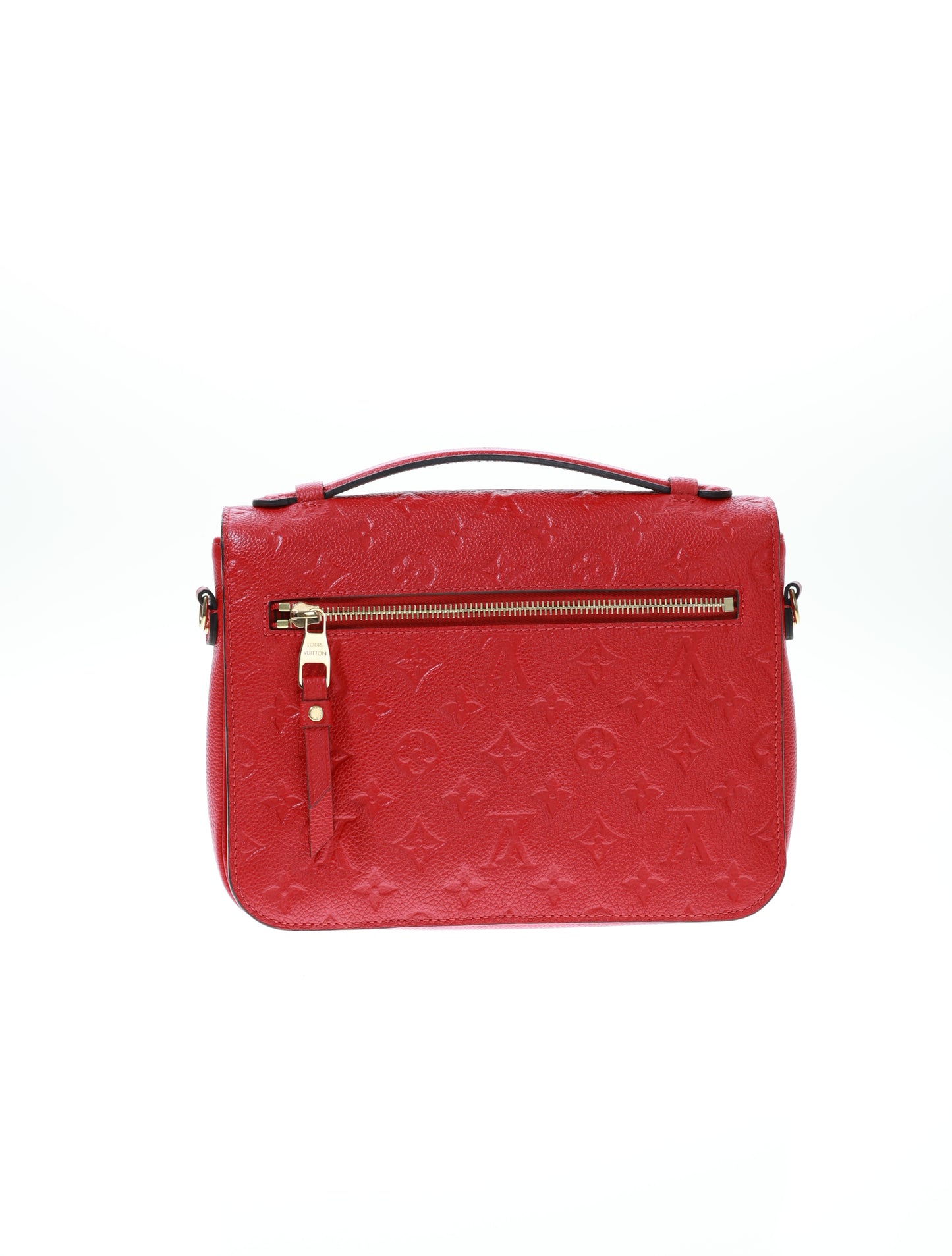 LOUIS VUITTON Pochette Metis Empreinte Red