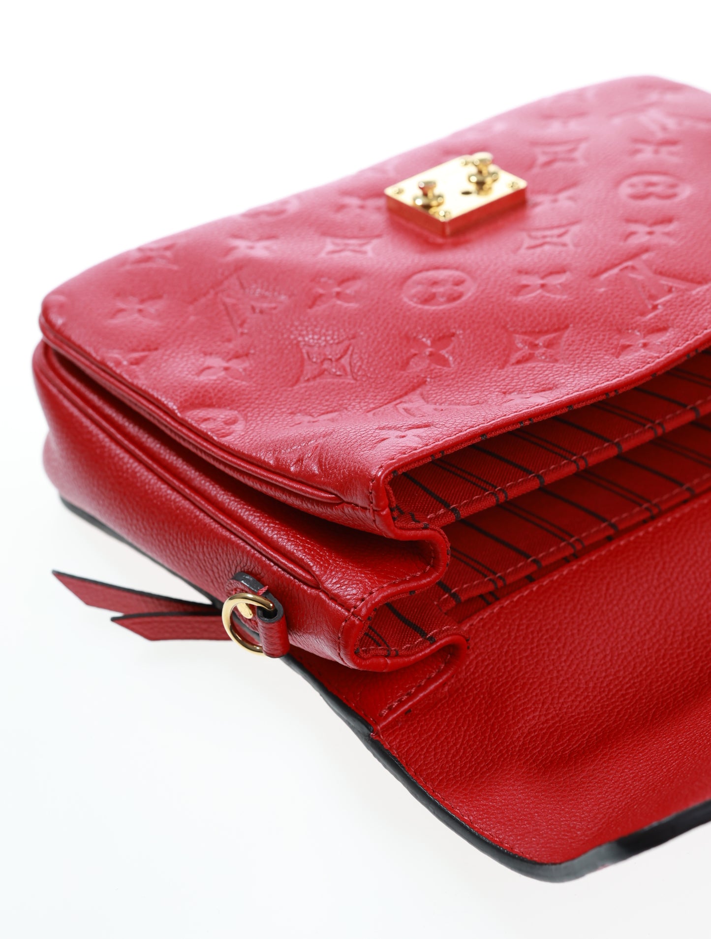 LOUIS VUITTON Pochette Metis Empreinte Red