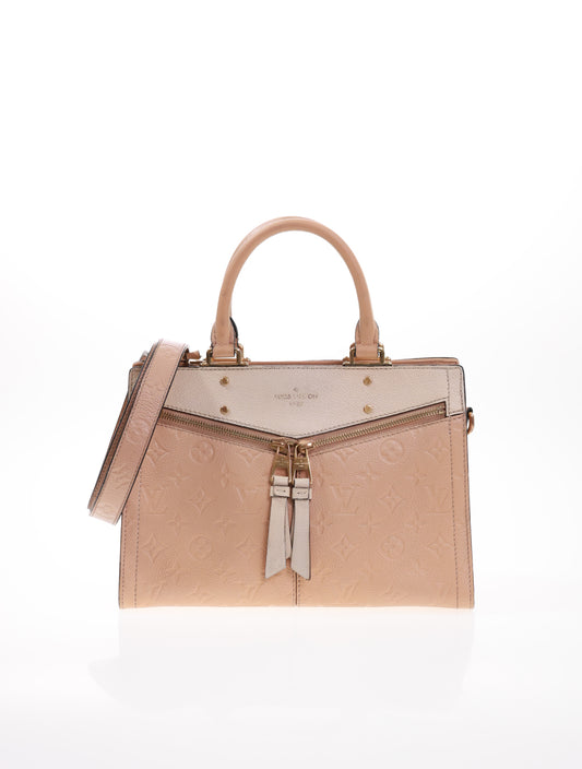 LOUIS VUITTON Sully PM Leder Papyrus Creme