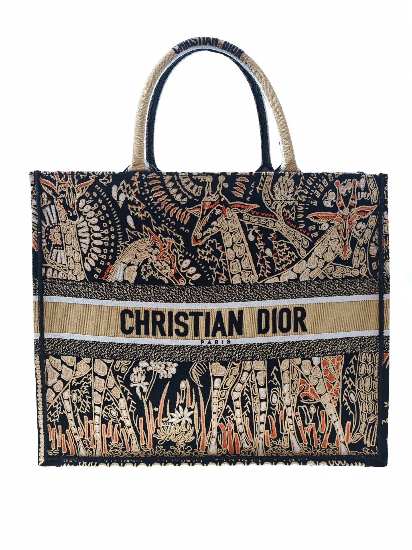 DIOR BOOK TOTE BAG Giraffe- großes Modell Christian Dior Shopper