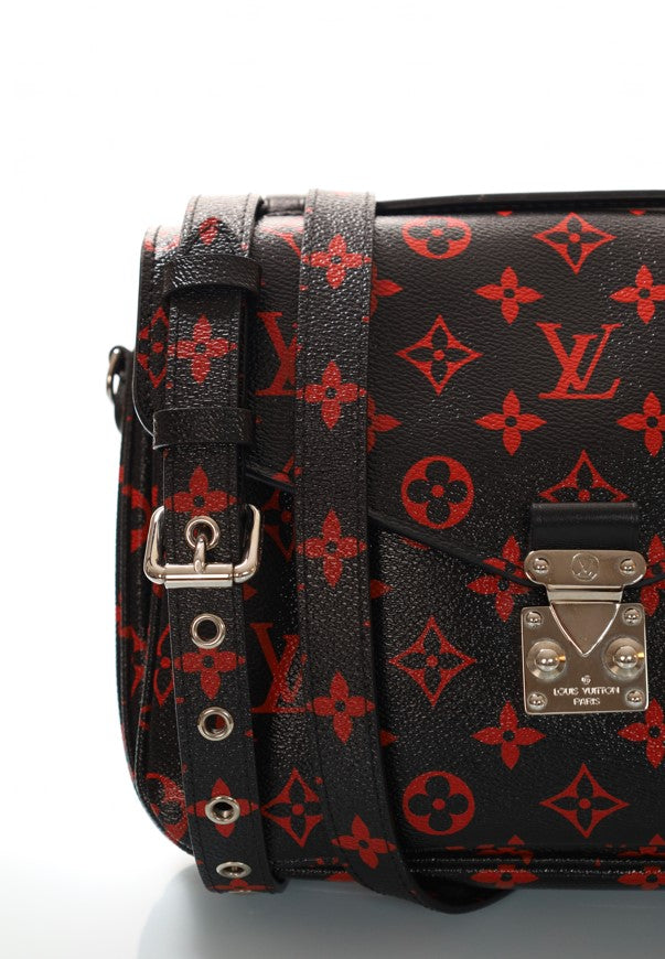 LOUIS VUITTON Metis Monogram Infrarouge Black-Red Cross-Body-Bag