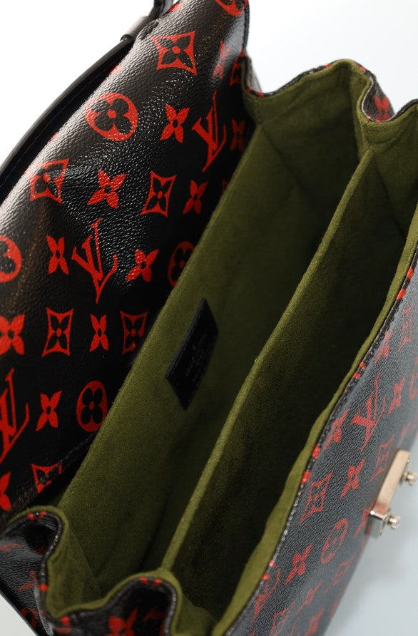 LOUIS VUITTON Metis Monogram Infrarouge Black-Red Cross-Body-Bag