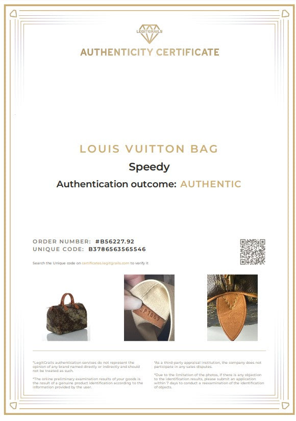 LOUIS VUITTON Speedy 30 Monogram DENTEL M95397 Stickerei NEU FULLSET - Rarität